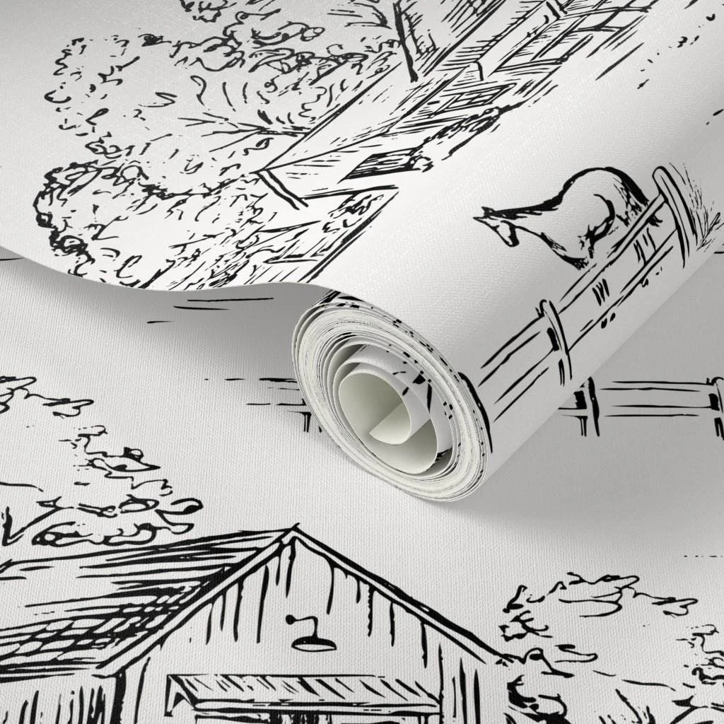 black-white-horse-barn-farm-toile-wallpaper-texture-closeup.jpg
