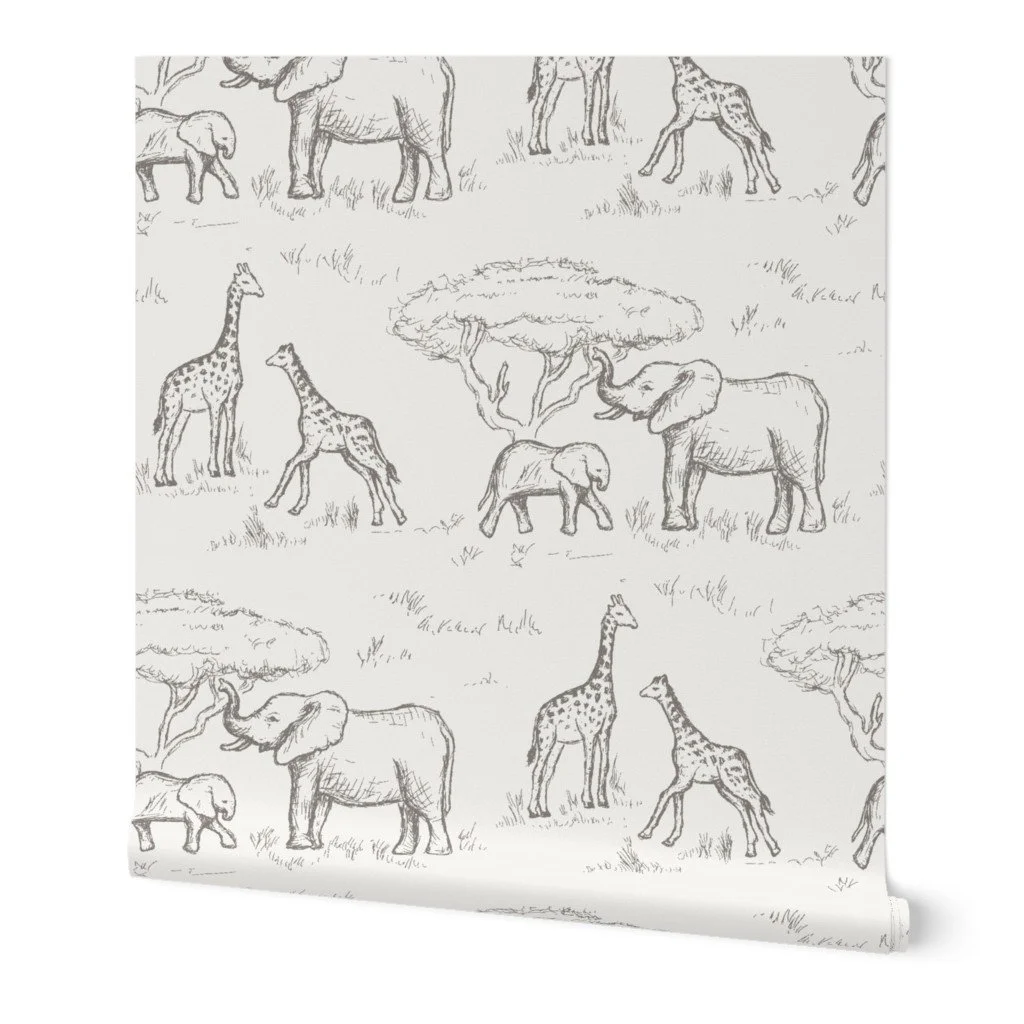 Detailed-view-of-safari-themed-hand-drawn-wallpaper-pattern.jpg