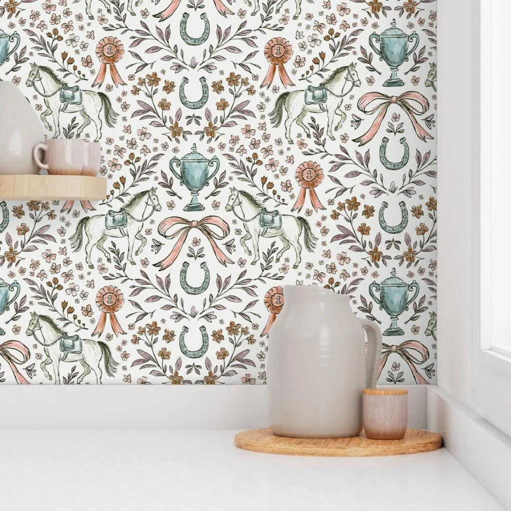 equestrian-horse-ribbon-trophy-floral-wallpaper-kitchen-shelf.jpg