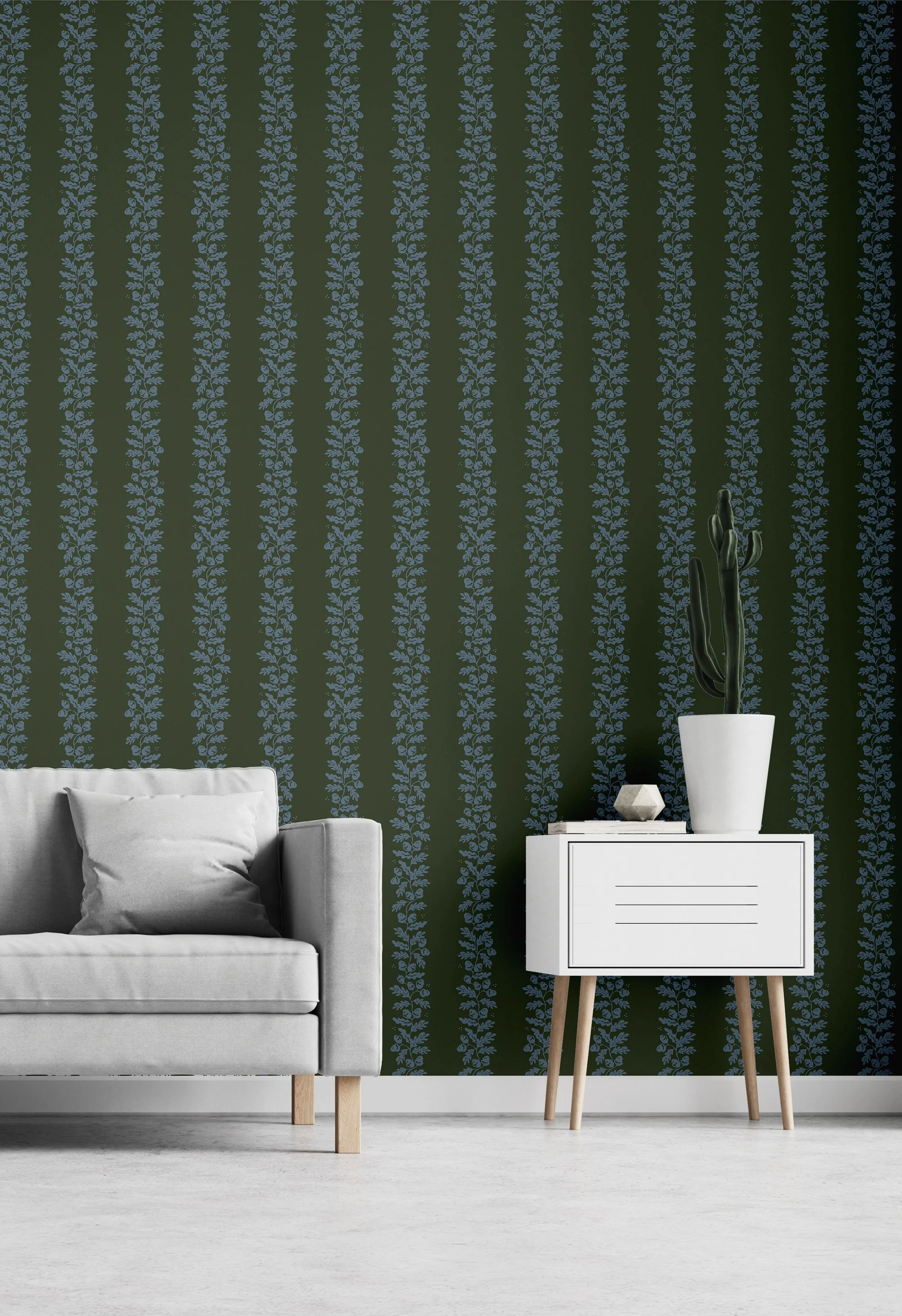 floral striped wallpaper how to choose wallpaper for space