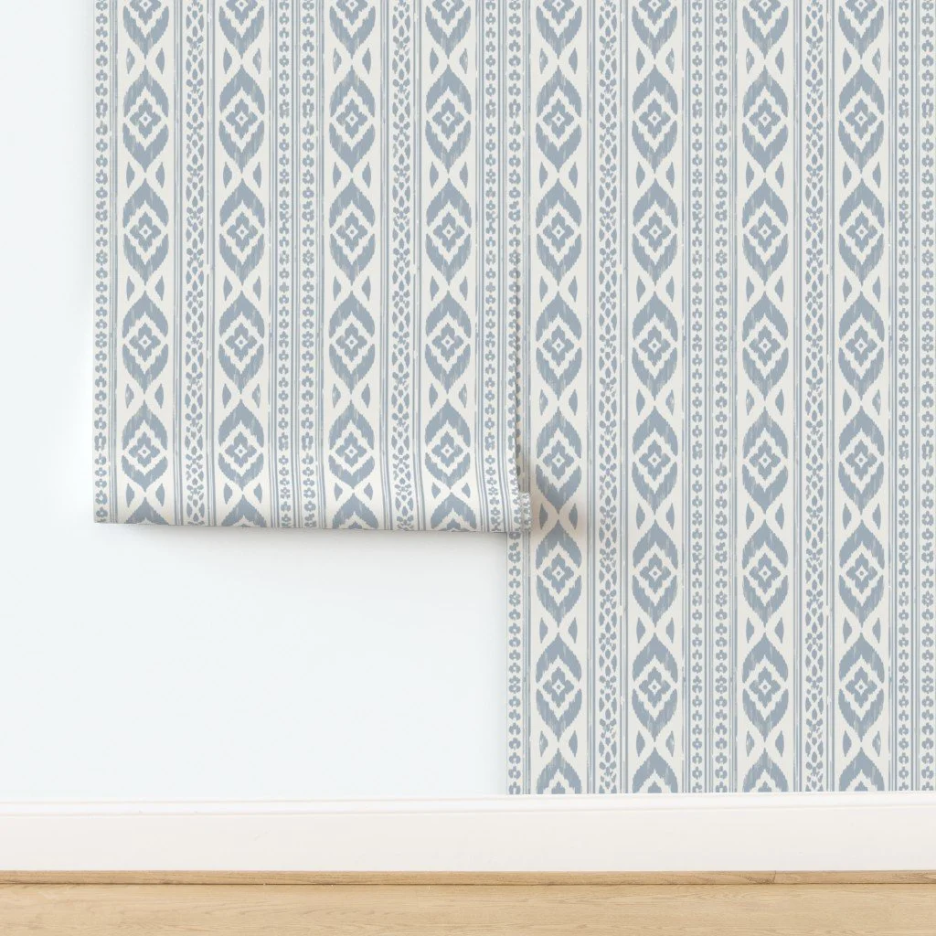 dusty-blue-ikat-stripe-wallpaper-rose-lindo-01.jpg