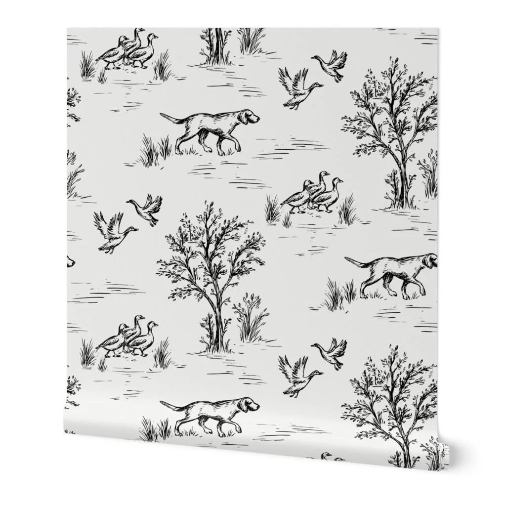 black-white-hunting-dog-duck-toile-wallpaper-roll.jpg