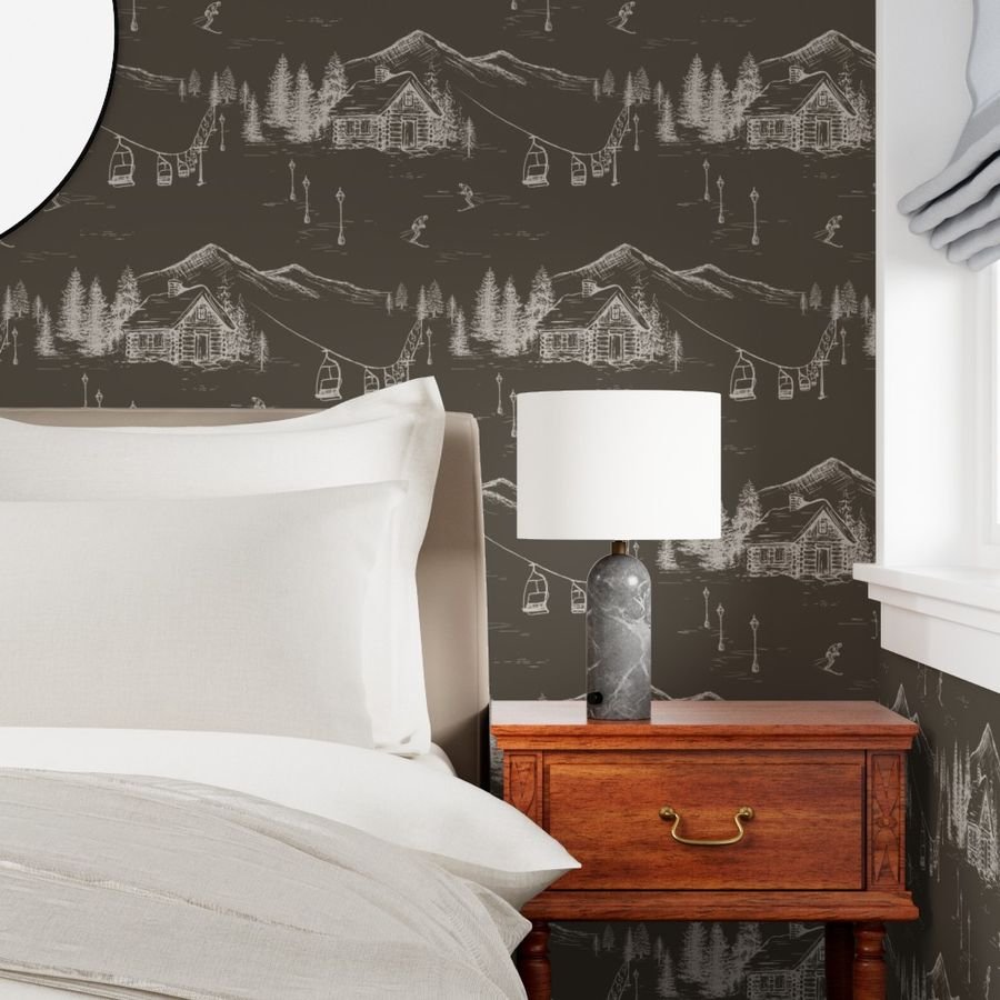 charcoal-brown-vintage-ski-toile-wallpaper-rose-lindo-06.jpg