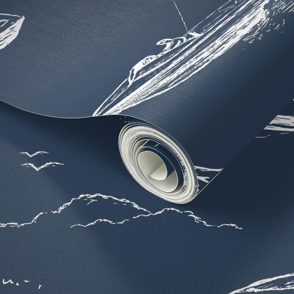 navy-lake-house-boat-toile-wallpaper-texture-closeup.jpg