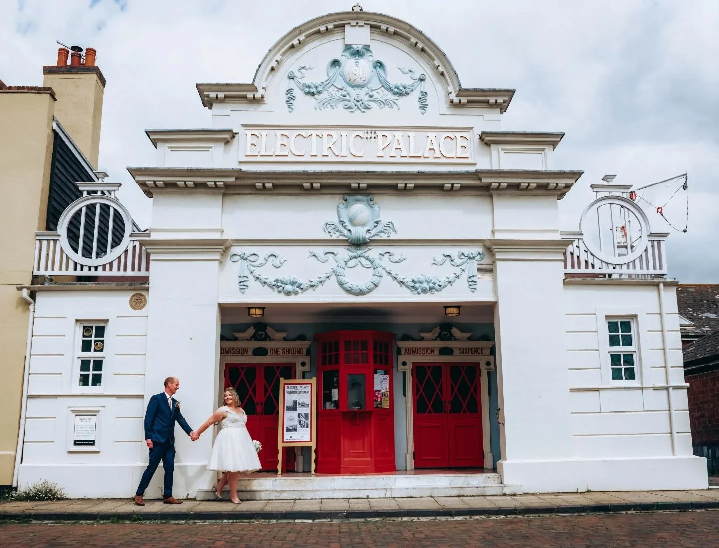 Slowly emerging from hibernation, and what better way than a throwback to M &amp; R&rsquo;s big day &mdash; vows at the wonderful Electric Palace Cinema in Harwich, followed by celebrations at The Pier, Milsom Hotels, and golden hour perfection on th