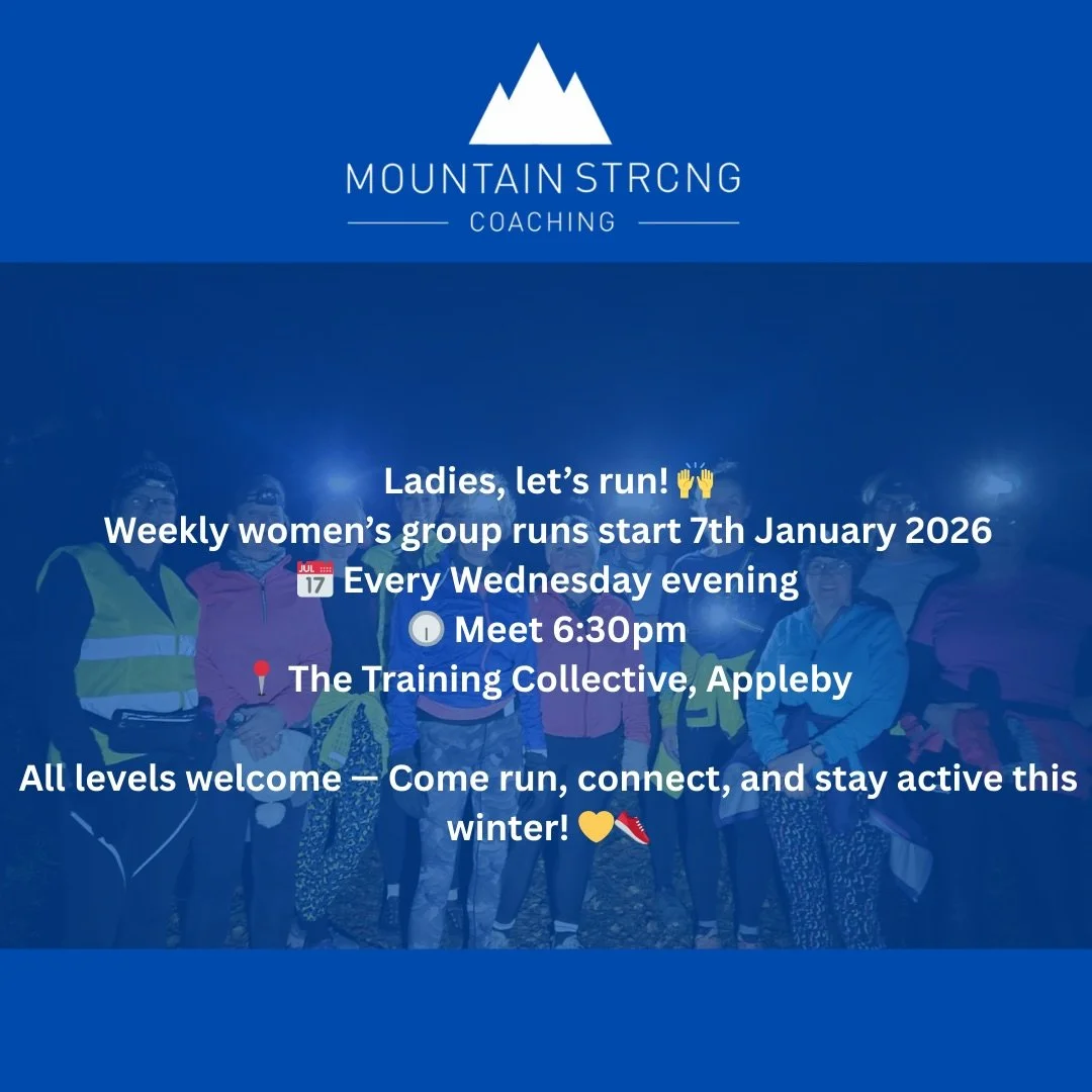 ✨ Ladies of the Upper Eden Valley ✨

Do you want to keep running through the winter ❄️ without worrying about safety or running alone in the dark ?

From January 7th, I&rsquo;ll be hosting a women&rsquo;s group run 🏃&zwj;♀️ from The Training Collect