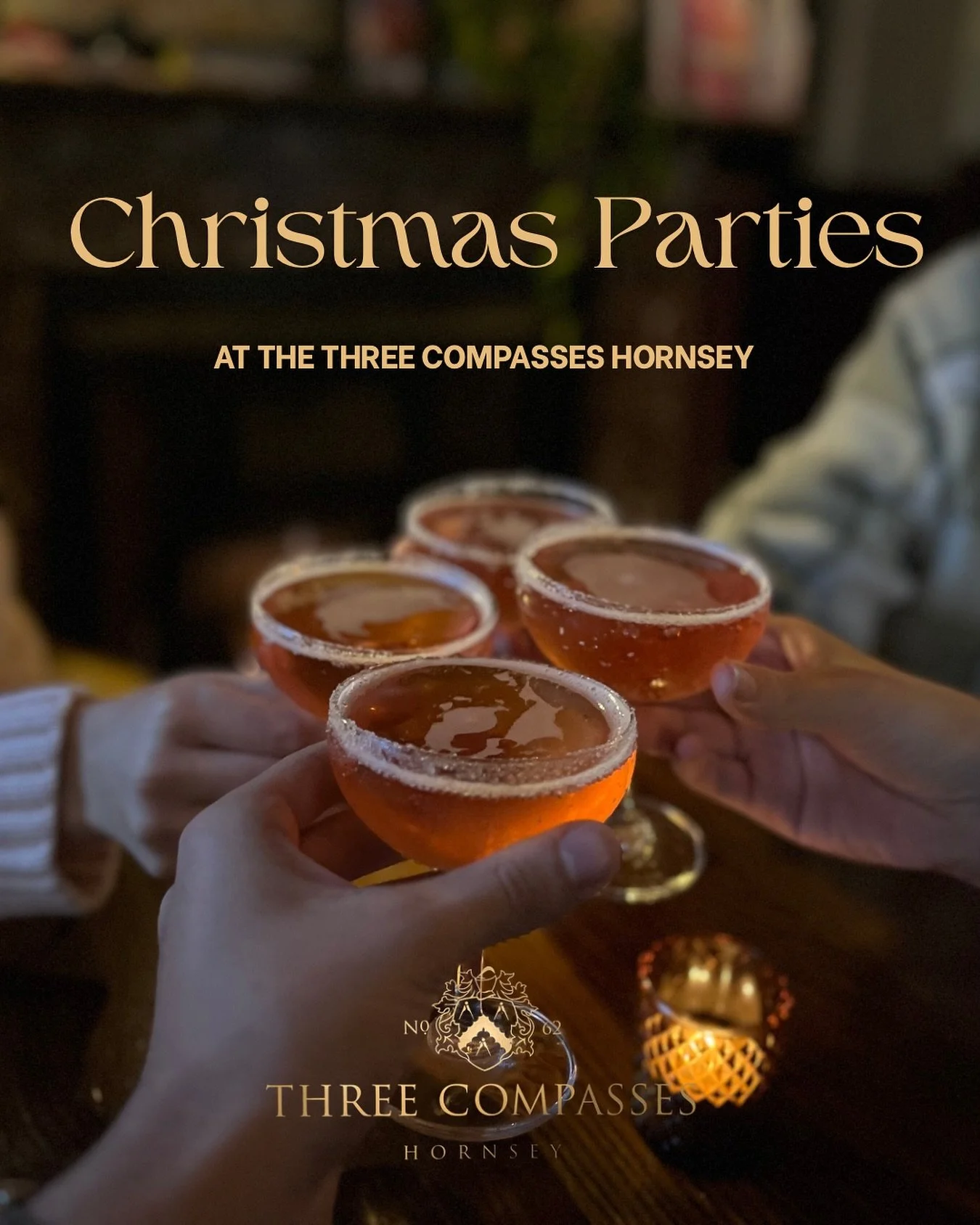 CHRISTMAS PARTIES! 🎄

Join us this year for you&rsquo;re own festive event! We have a big function room perfect for any Work, Personal and Entertainment Events!

Contact manager@threecompasseshornsey.com for more information!

Festive Wishes! ☃️
#pu