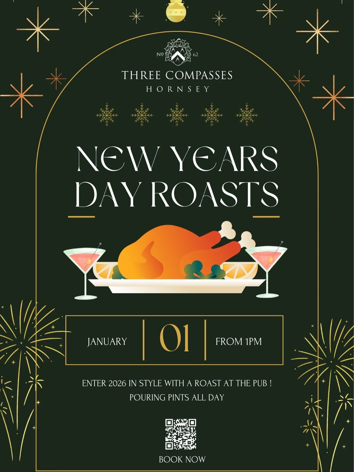NEW YEAR&rsquo;S DAY ROAST!🌟

- Fish Pie Special for 2026!

Come down and join us on New Year&rsquo;s Day!

Check out our offers and deals on our website, link in bio 🔗

#london #londonpub #winter #sundayroast #northlondonpub