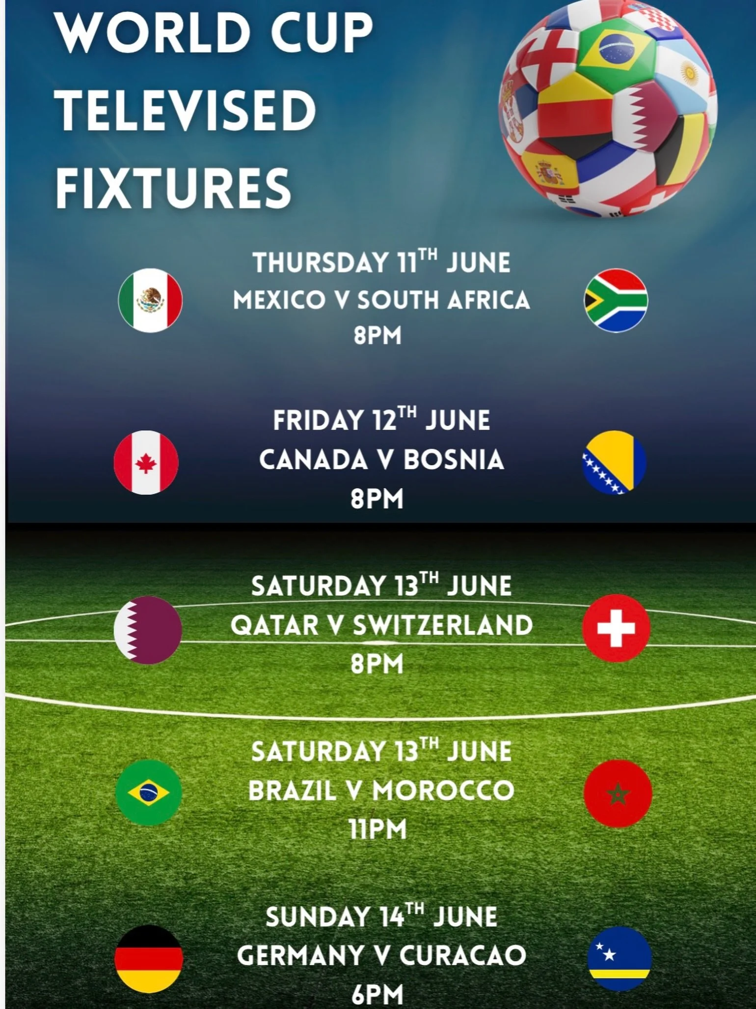 WORLD CUP 26&rsquo;⚽️

COME AND JOIN US!

Pre order drinks on our website!

Check out our offers and deals on our website, link in bio 🔗

#pub #hornsey #northlondon #northlondonpub #londonsummer