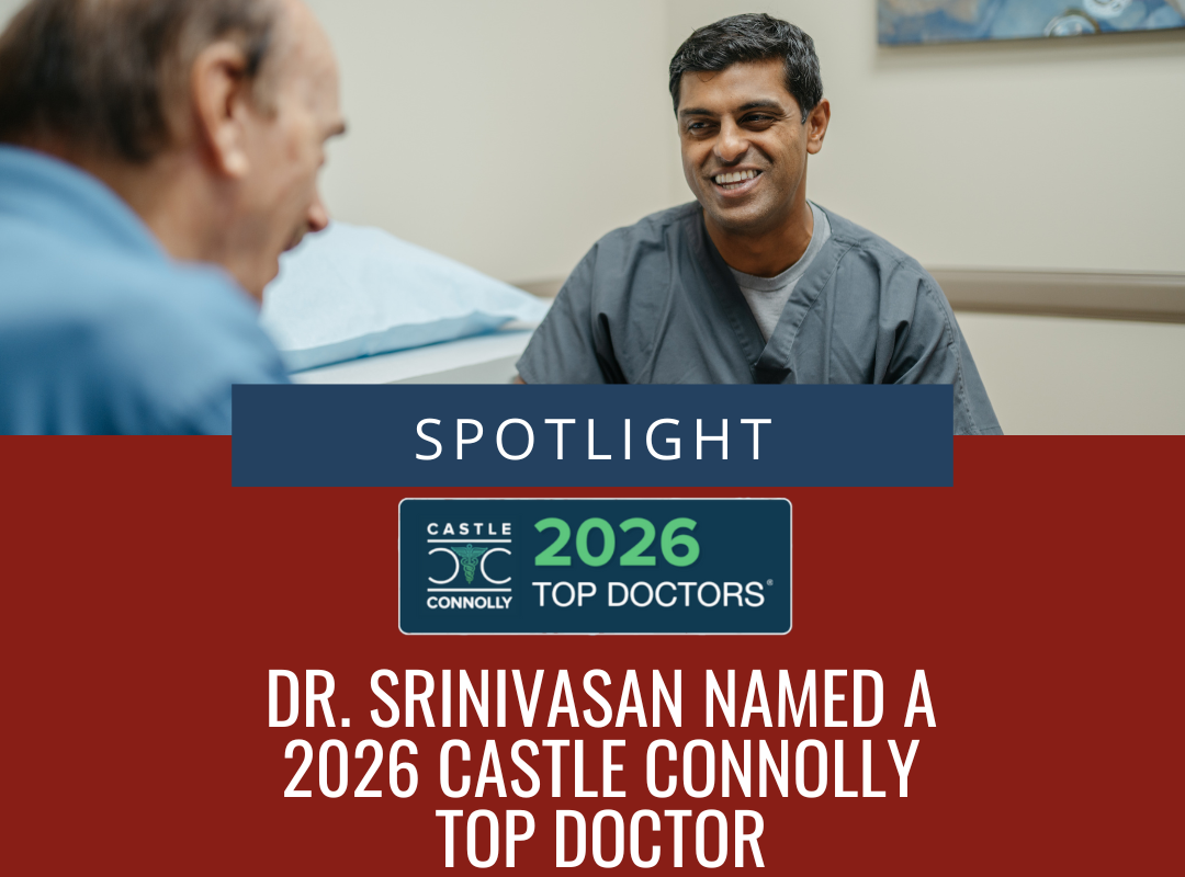Dr. Srinivasan Named a 2026 Castle Connolly Top Doctor