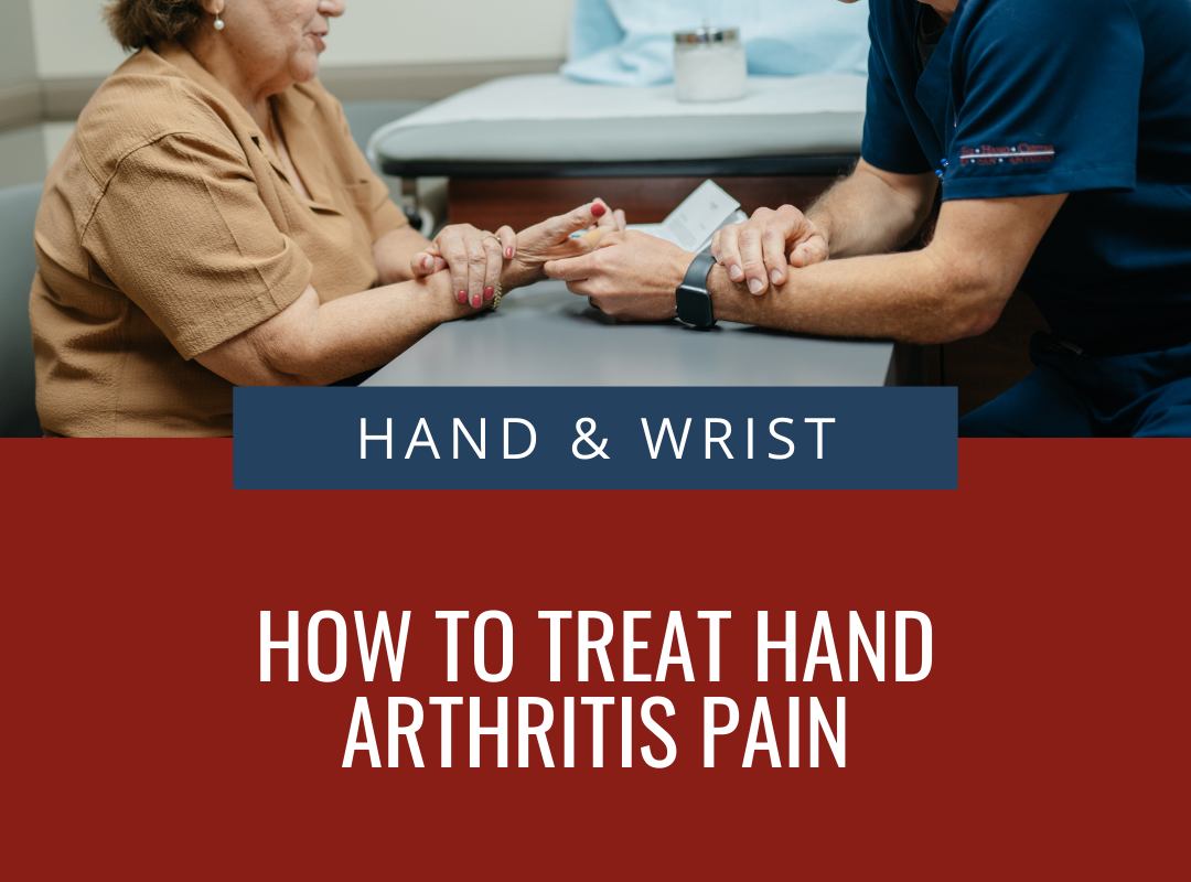 How to Treat Hand Arthritis Pain