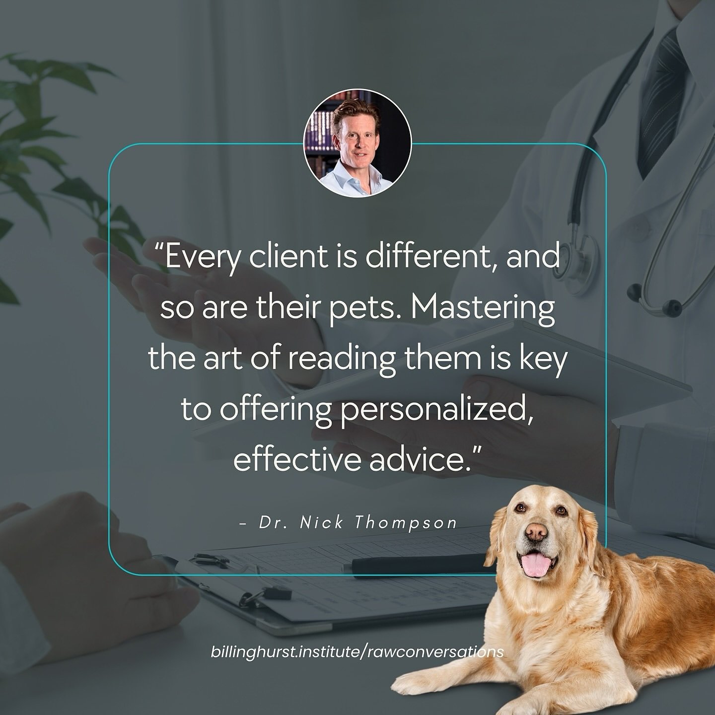 Posted @withregram &bull; @billinghurstinstitute Every pet is unique&mdash;master the art of reading them to truly make a difference. 🐾✨

Ready to join the movement? 🌟
Visit ⁦⁦www.billinghurst.institute/rawconversations⁩⁩ &mdash; link in bio!

And 