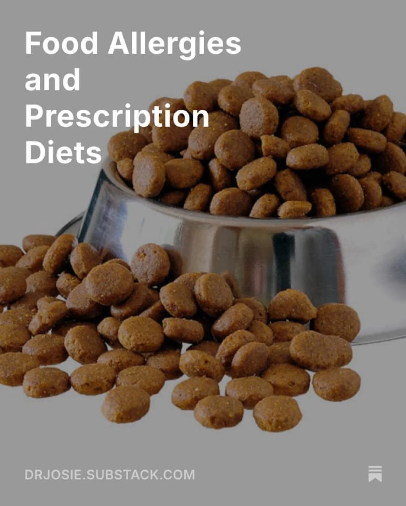 Posted @withregram &bull; @drjosiepetvet New article about hydrolyzed protein diets. 👇