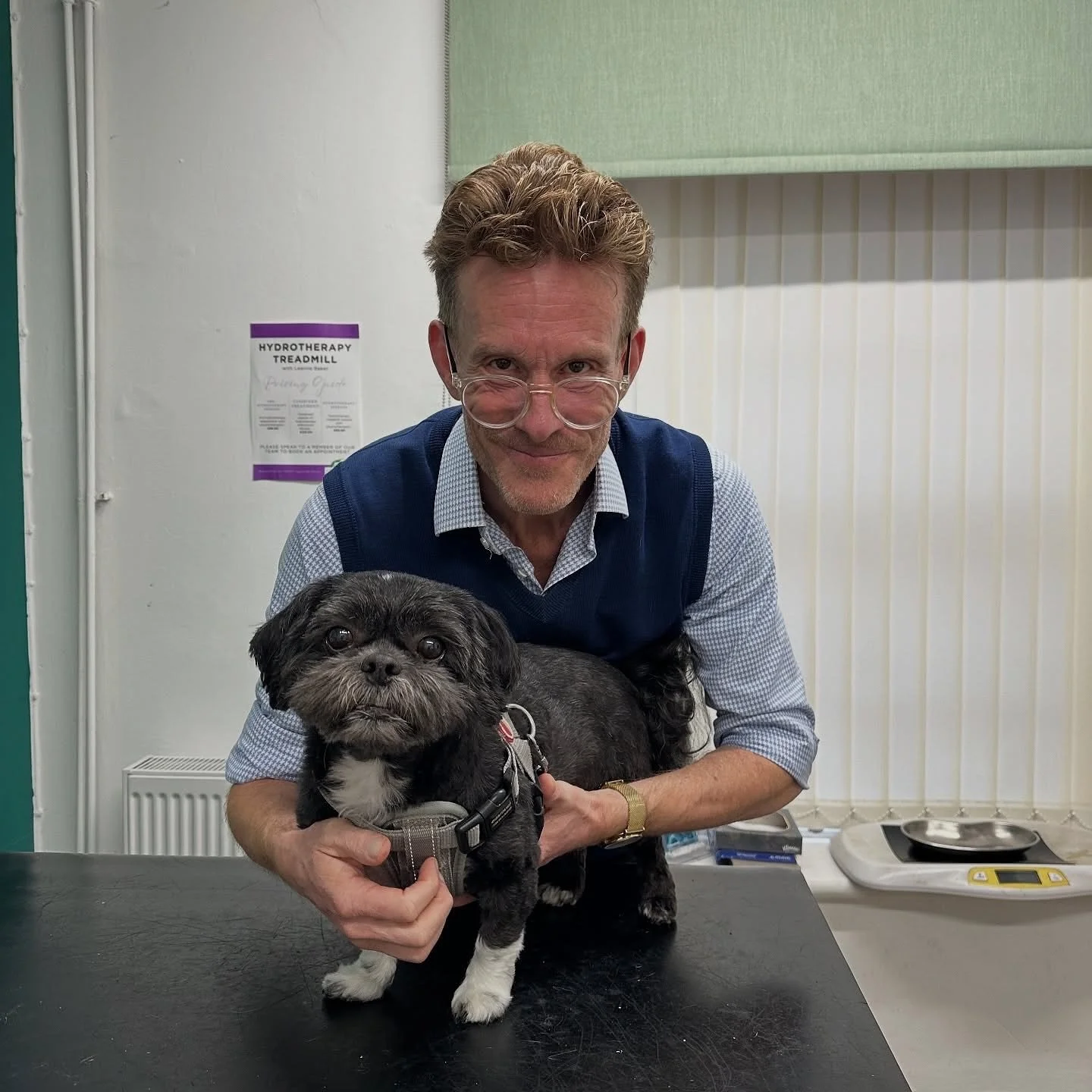 Get @reshare_app &bull; @parvynder Dex had his check-up today with his holistic vet, Nick Thompson @holisticvetuk . It&rsquo;s always a bit nerve-racking when they&rsquo;re getting older, but Nick gave him a full MOT and said he was genuinely surpris