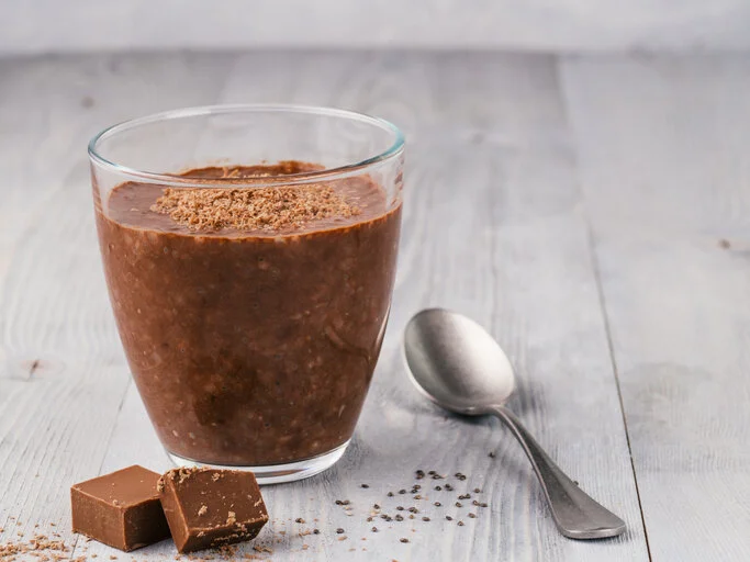 Chocolate-Maca Chia Pudding