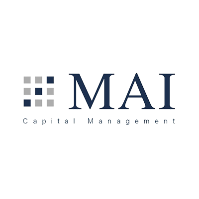 Logo for MAI Capital Management with stylized serif text and a design element.