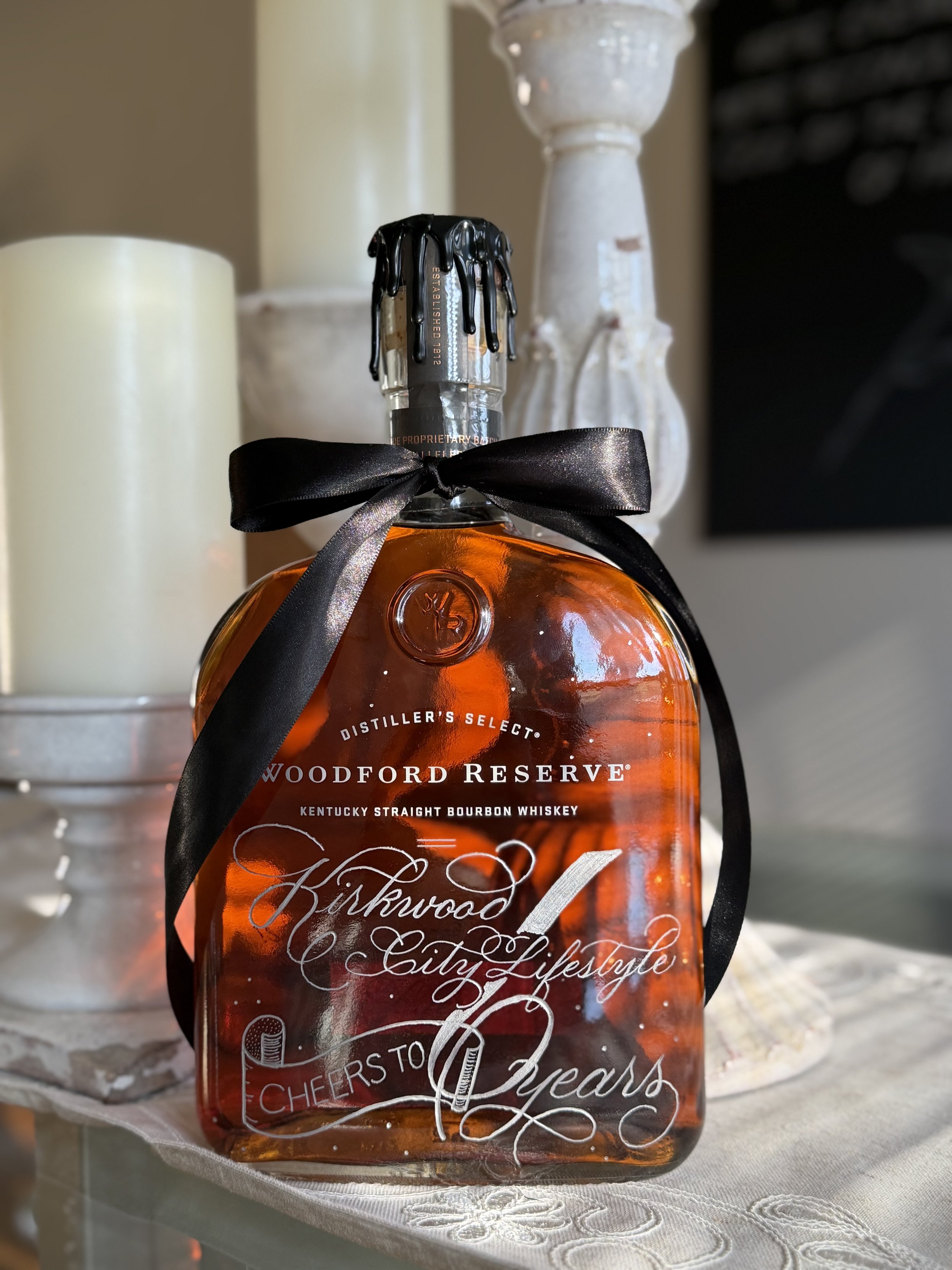 Commemorative 6th Anniversary Engraved Whiskey