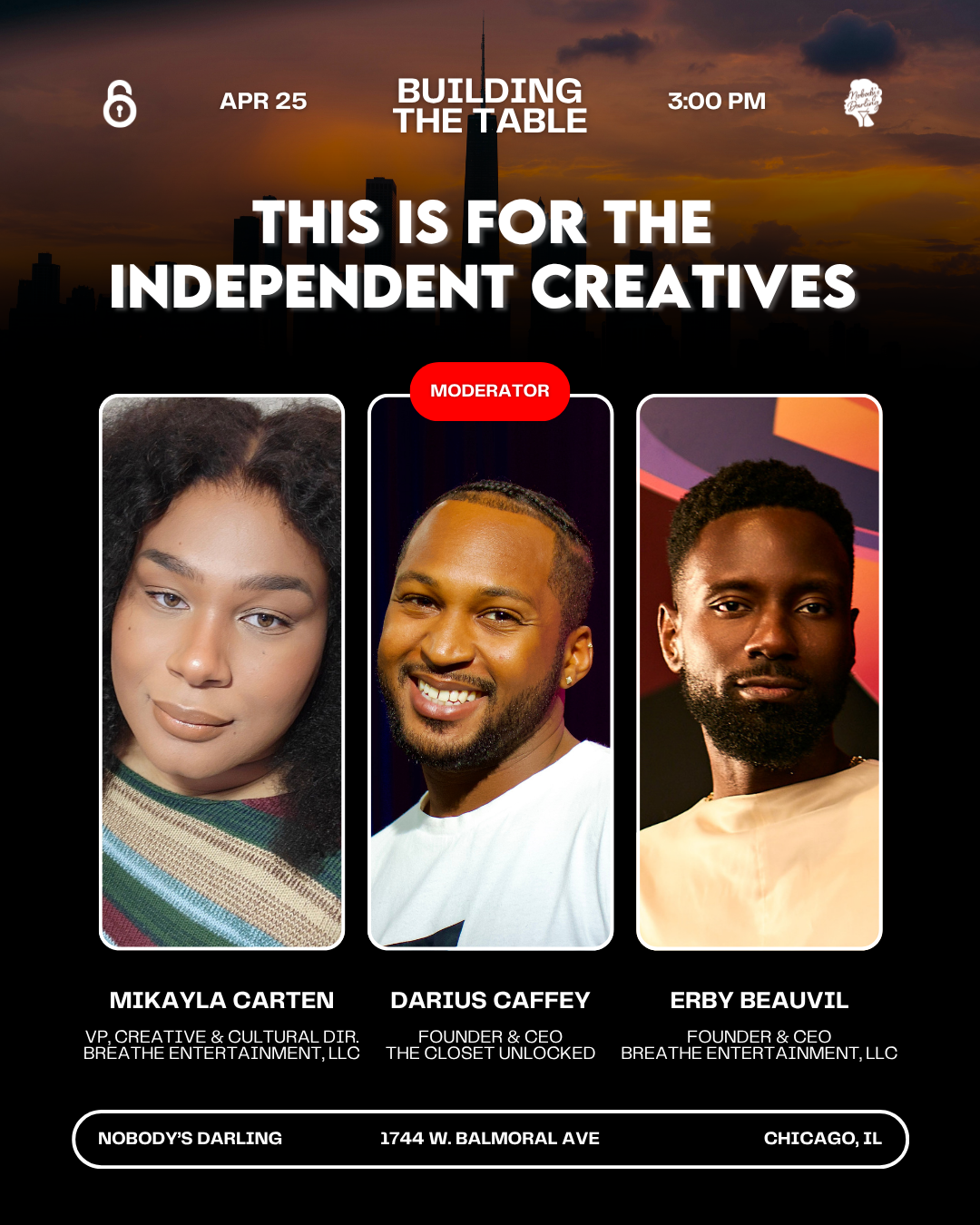 ‘Building the Table’ Panel/Mixer (Pt. 9): For Independent Creatives