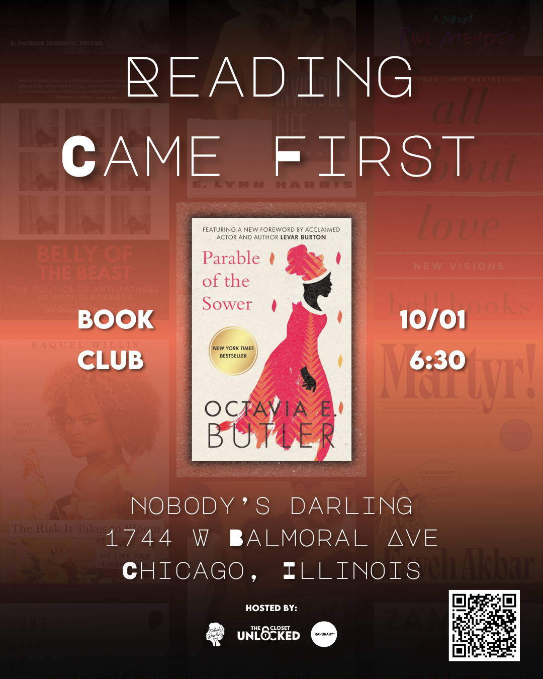 ‘Reading Came First’ Book Club: Parable of the Sower by Octavia E. Butler