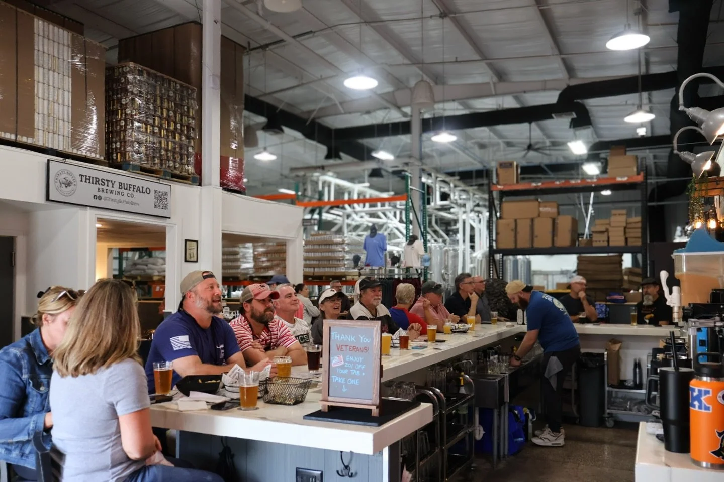If your living room doesn&rsquo;t look like this during the game&hellip;you should probably be here 🍻Bills play at 1pm today, put on your zubaz and come on out! ❤️💙