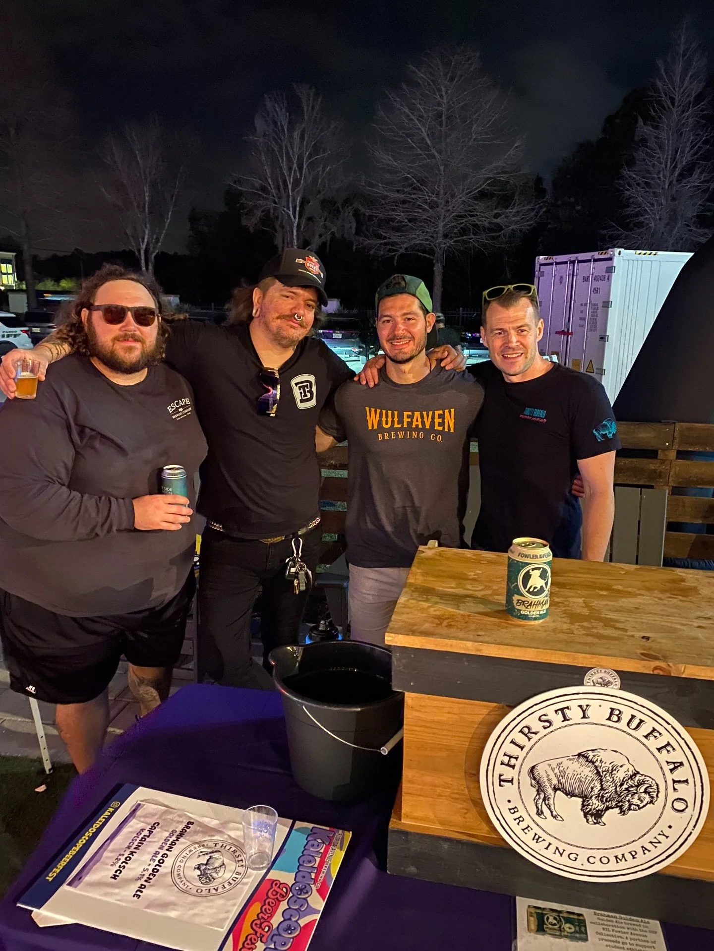Thank you @floridaavebrewing for hosting another year of Kaleidoscope! Our brewers, Scott and Joel, had a great time pouring up some brews and seeing old friends 🍻🍻