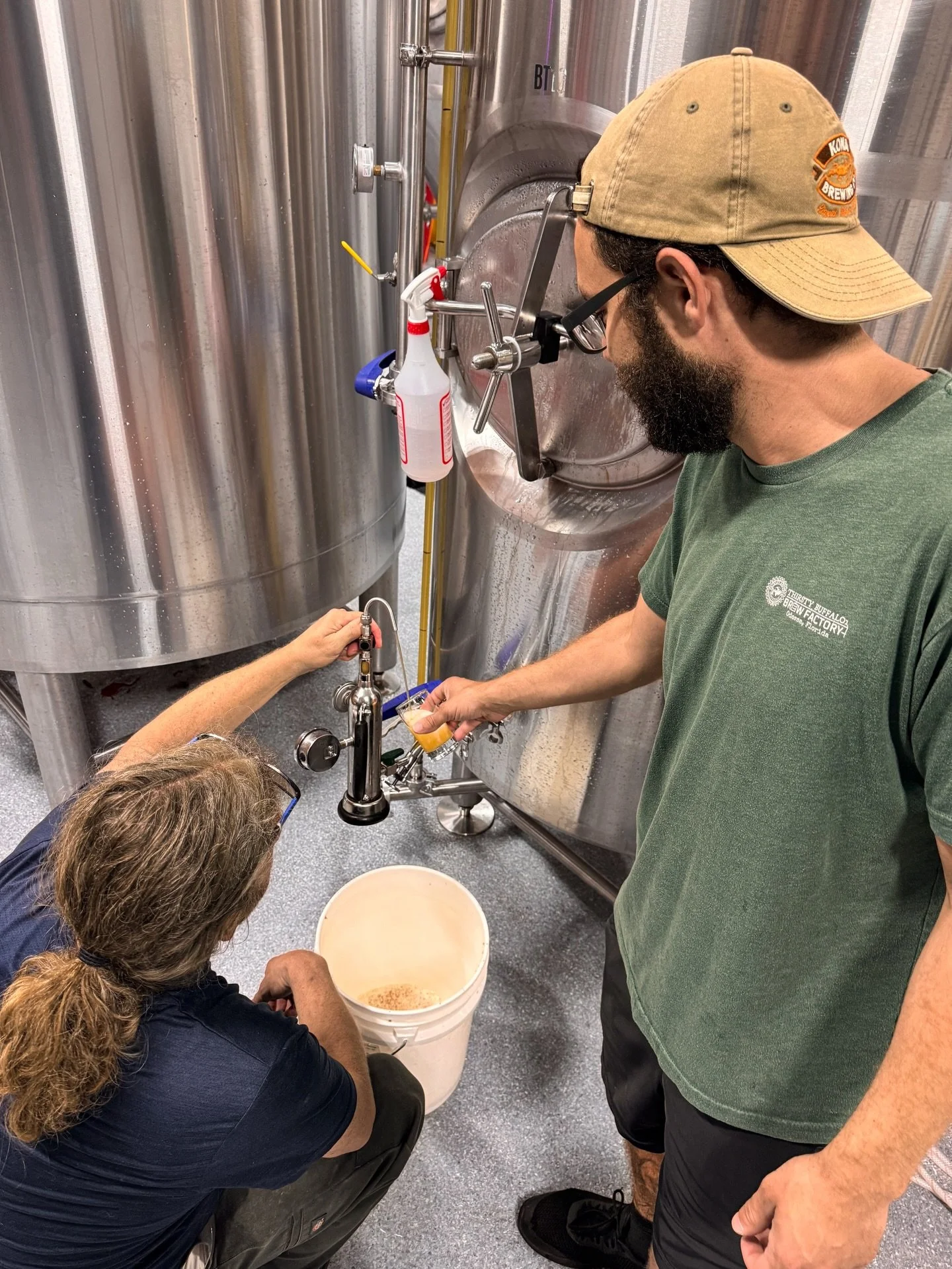 Straight off the Brite Tank 👀

We have a new brew coming out this week and we&rsquo;re proud to announce it is Anthony&rsquo;s first commercial beer!  We will have his Westcoast style IPA on tap later this week- stay tuned for updates! 

In the mean