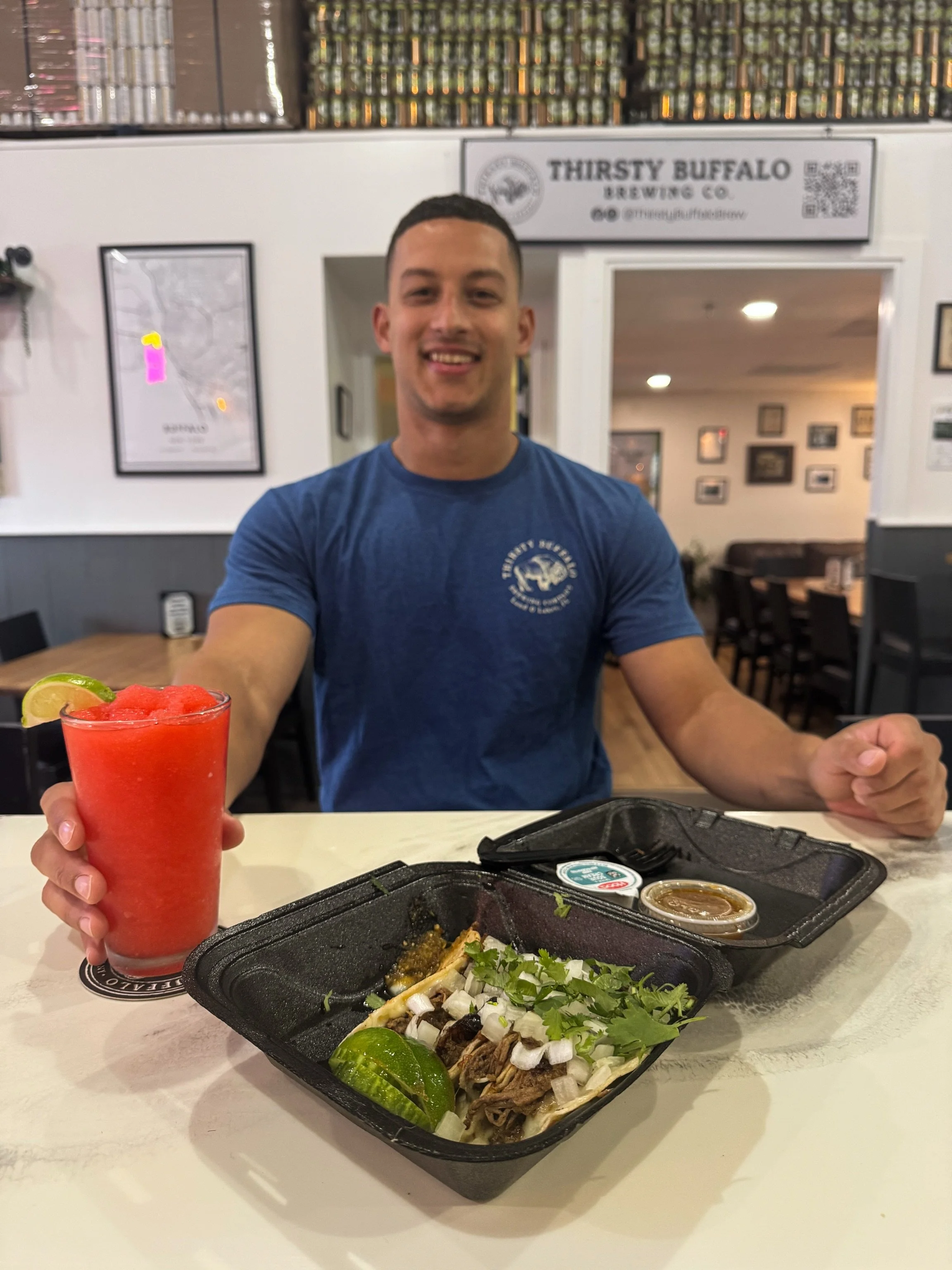 HAPPY CINCO DE MAYO🍻

We have food trucks now until 9pm serving up your favorite taco dishes! We&rsquo;ve also got margarita slushies ready to go and happy hour running from 3-8pm! Join us for all the fun 🎊