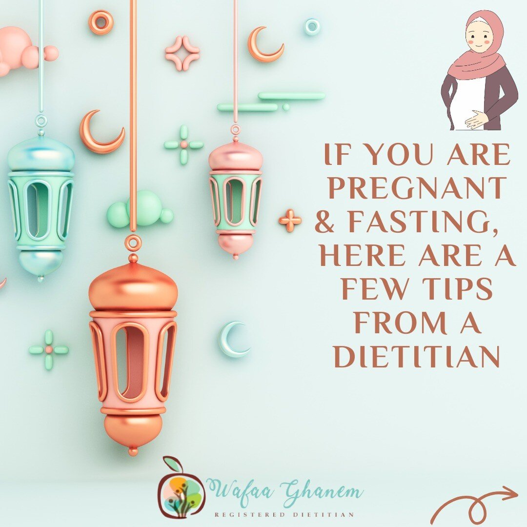 Are you fasting this Holy month of Ramadan? Scroll through for a few tips that will help you stay nourished and ensure your body is handling being pregnant and fasting.
Remember to consult with your healthcare provider id you have any concerns.

👩&z