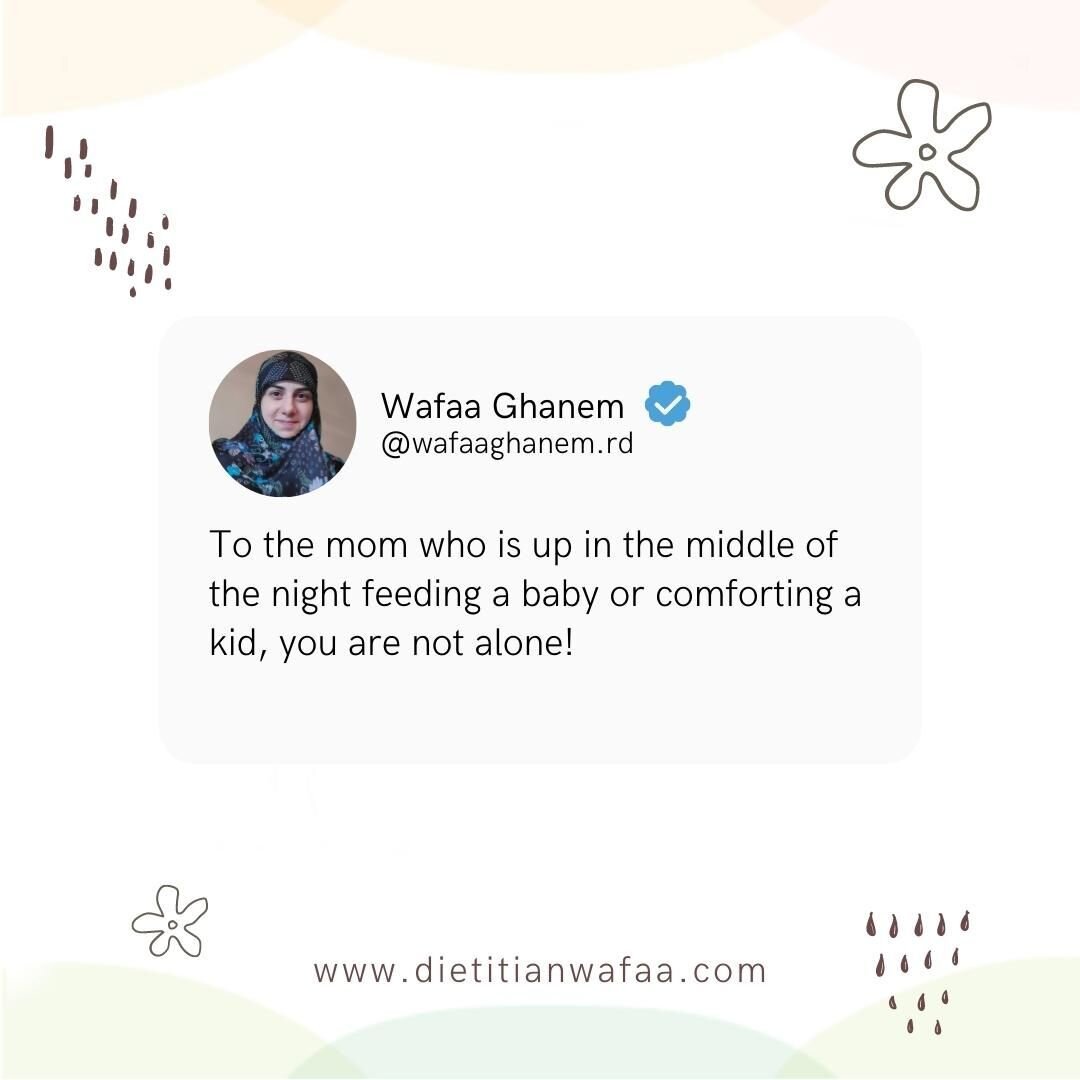 Yes, you are not alone! Many, many mothers all over the world are up like you at night, breastfeeding, bottle feeding, or helping a kid go back to sleep!
You are doing great ❤

#momdietitian #momlife #momlife #momquotes #momsupport #mum #mother #moth