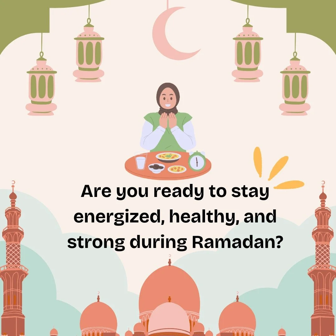 🌛It's that time of the year!😍
As we approach the Month of Ramadan, we rush to prepare our homes, kitchens and dining tables with all sorts of decorations and foods!
🌜But, do we think of preparing our bodies?!
let me help you this Ramadan get ready