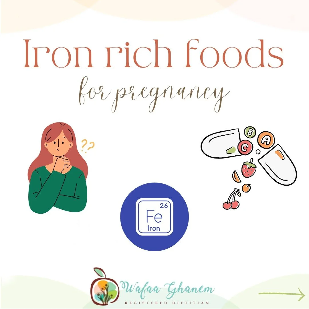 🥩Iron deficiency might be silent in some cases, especially when you are feeling well in general!

🤰But regards, when you are pregnant, you do need to focus on iron rich foods to make sure you are getting enough through nutrition and prepare your bo
