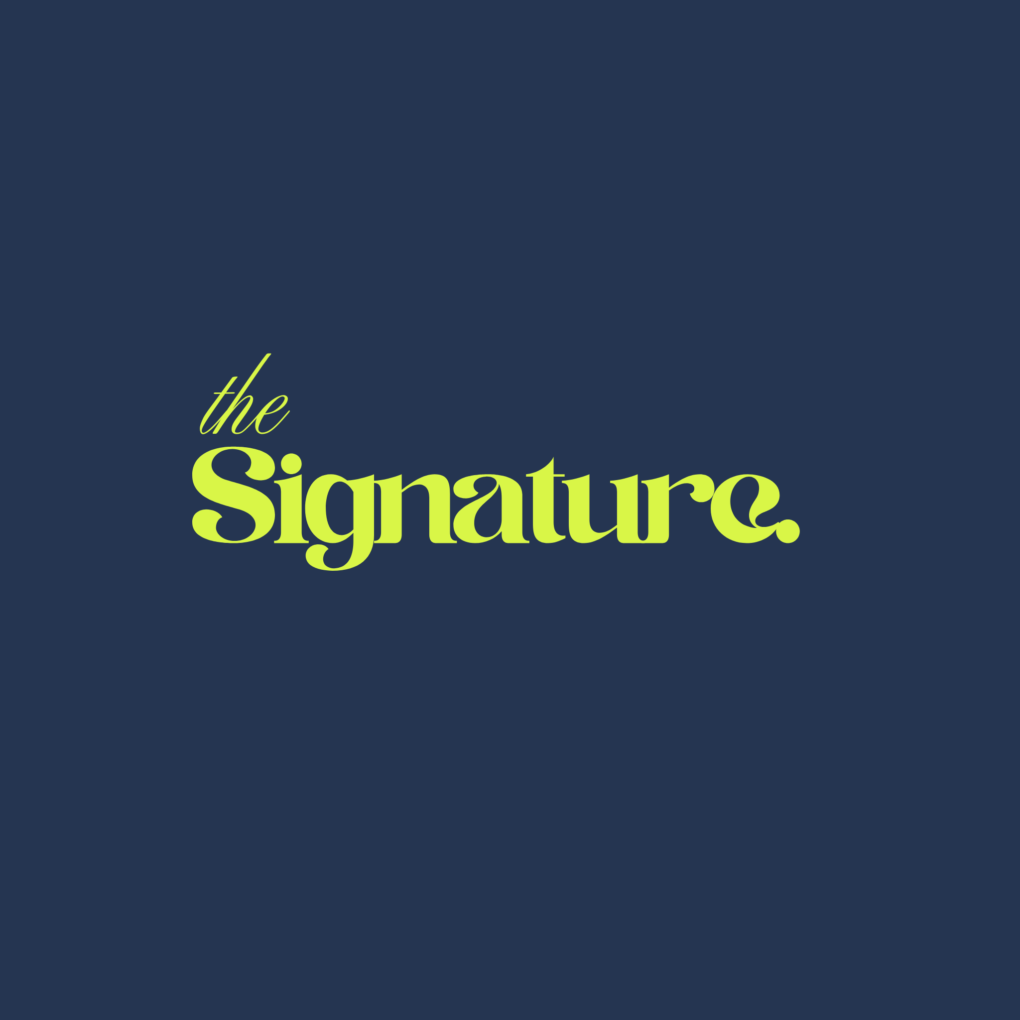 The Signature