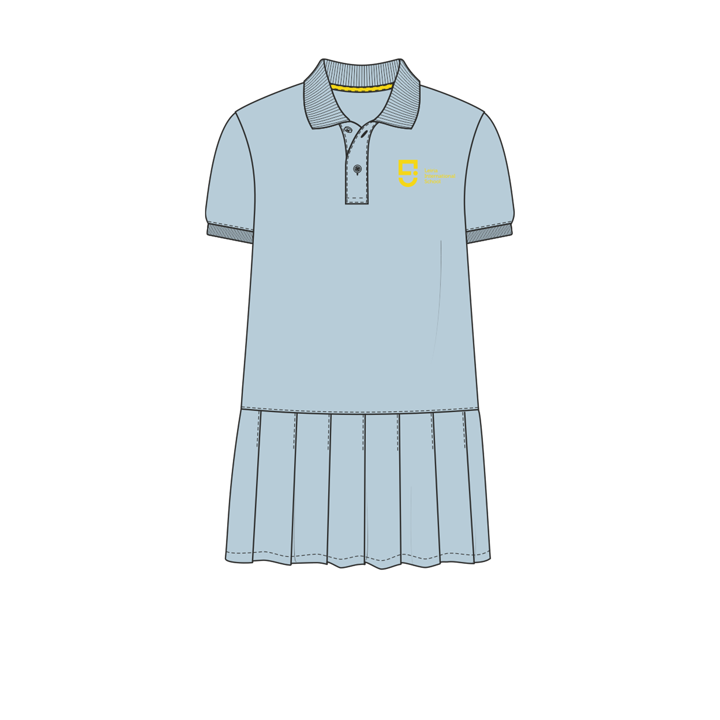 Pique Dress Daily Primary | Vestido — Leiria International School