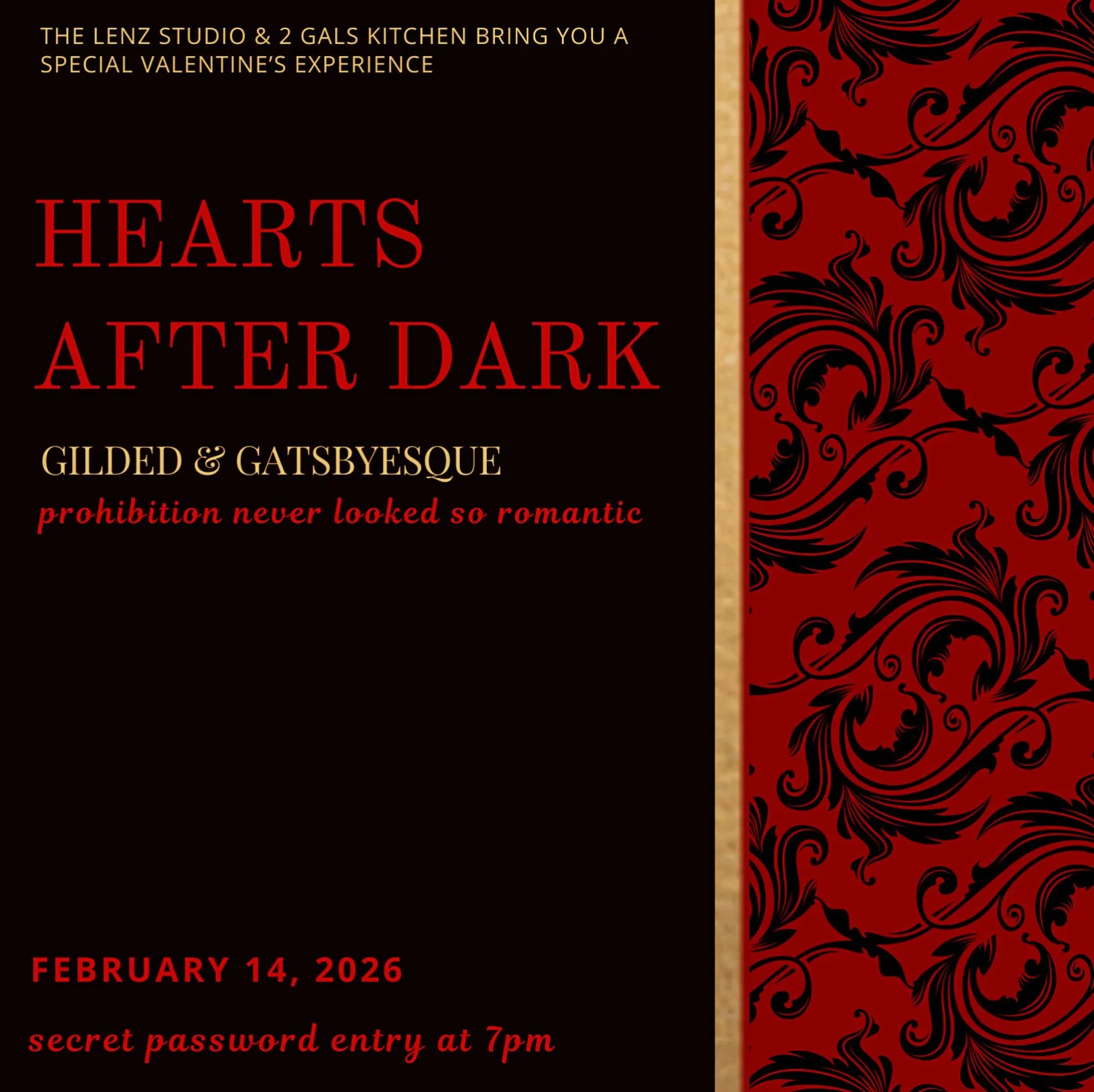 Hearts After Dark Valentine’s Event
