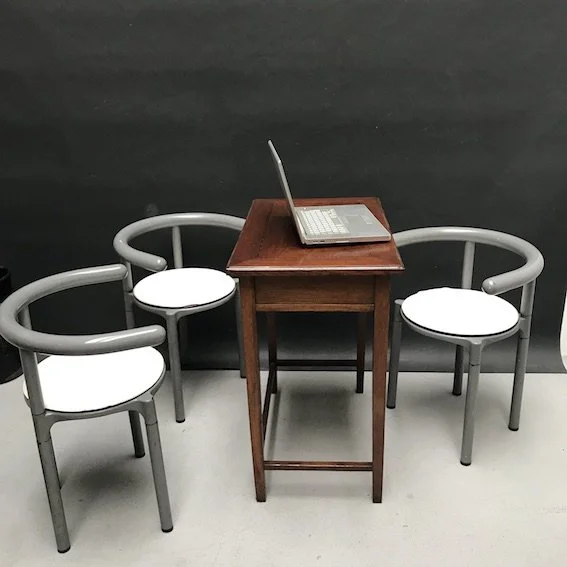 Sedie 4855 di Anna Castelli Ferrieri per Kartell grigie — Crazy Art