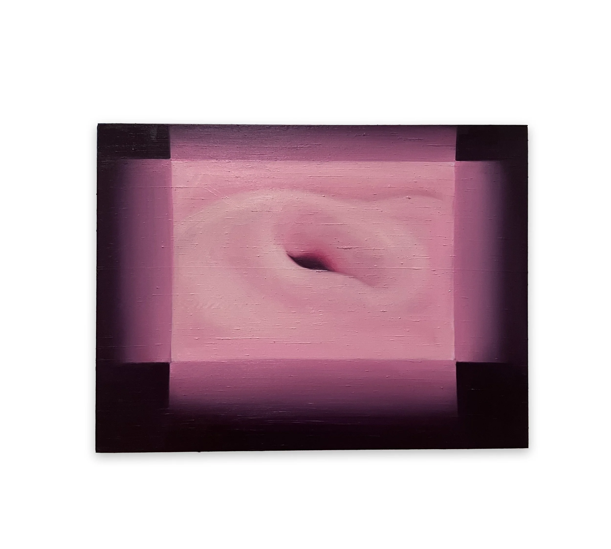 Radiator, 2026, Oil on silk, 24 x 18 inches
