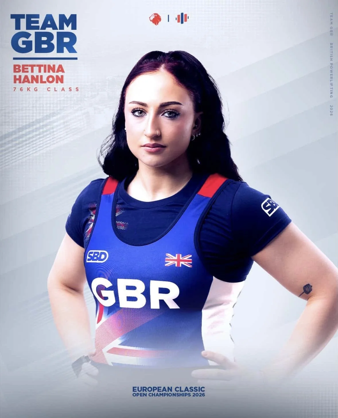 Bettina Hanlon, Team GB powerlifter and British Open champion, treated at FM Physio Liverpool