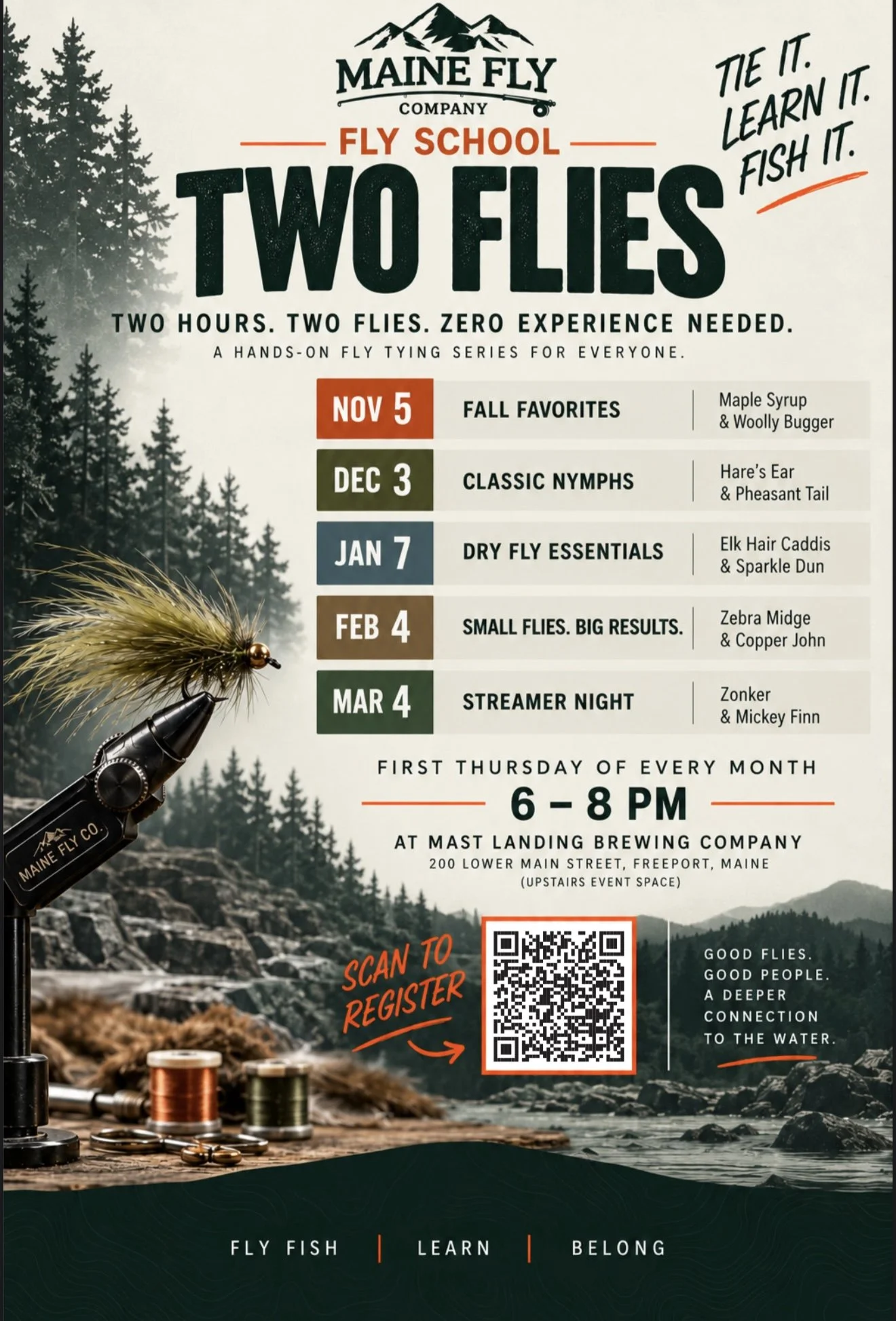 Fly School - by Maine Fly Company