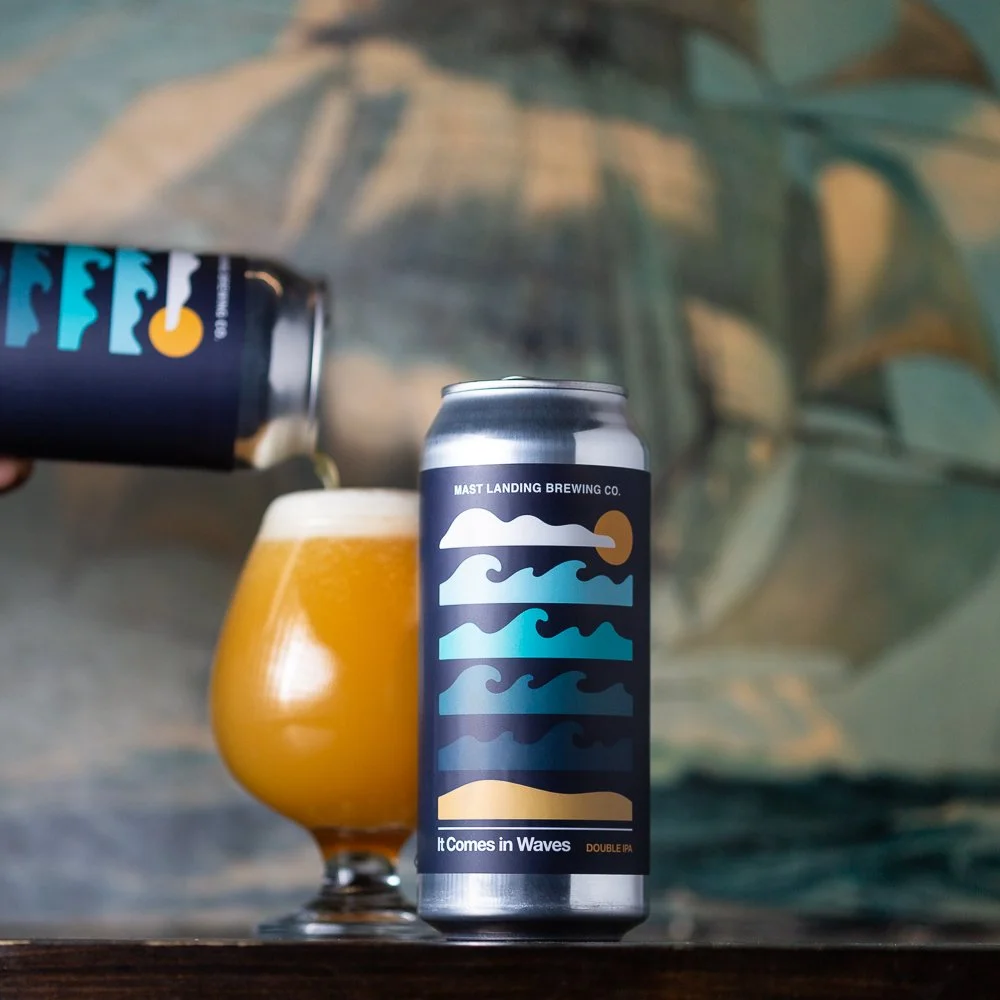 It Comes In Waves Double IPA — Mast Landing Brewing Company