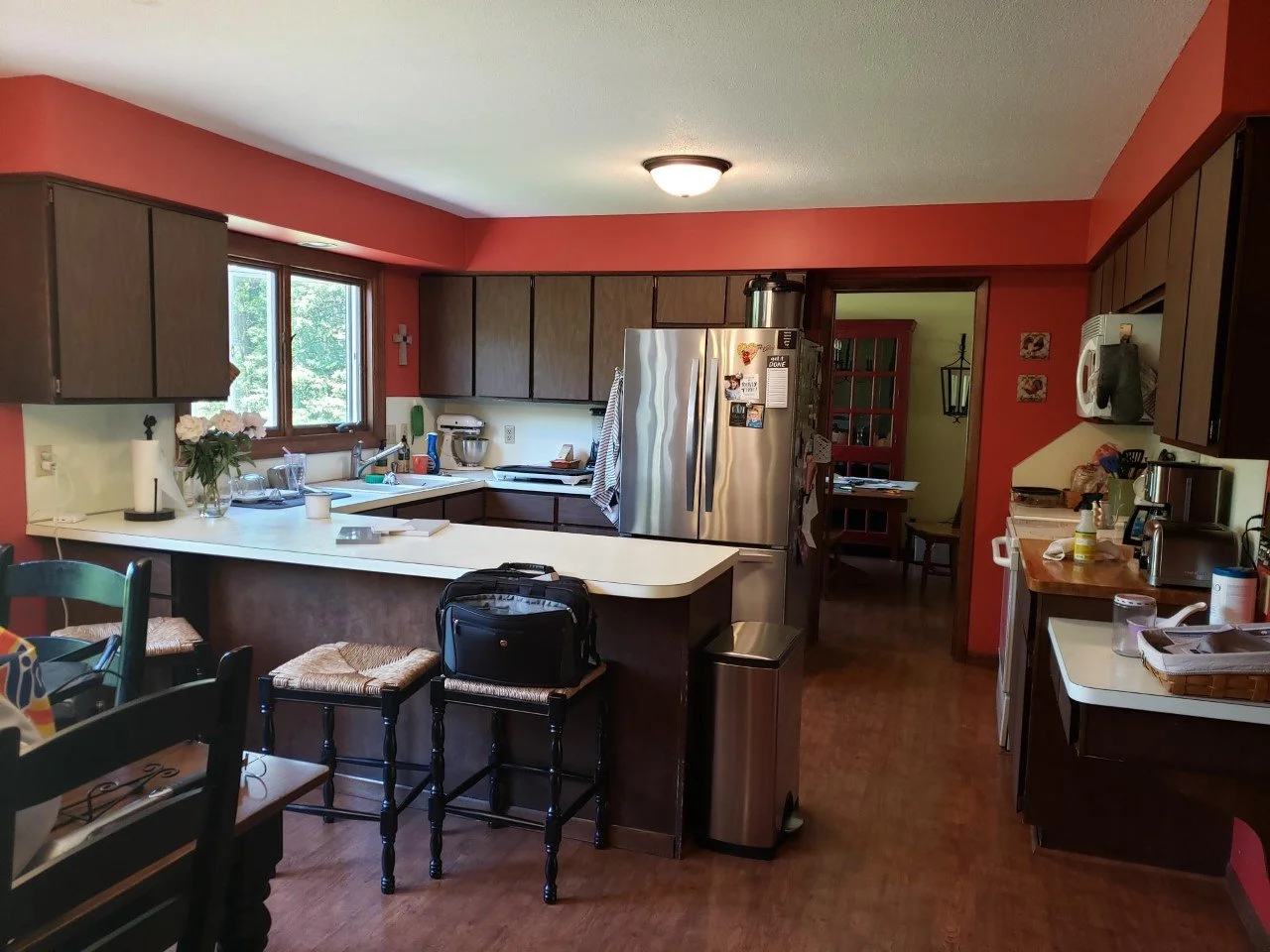 Outdated Dark Kitchen