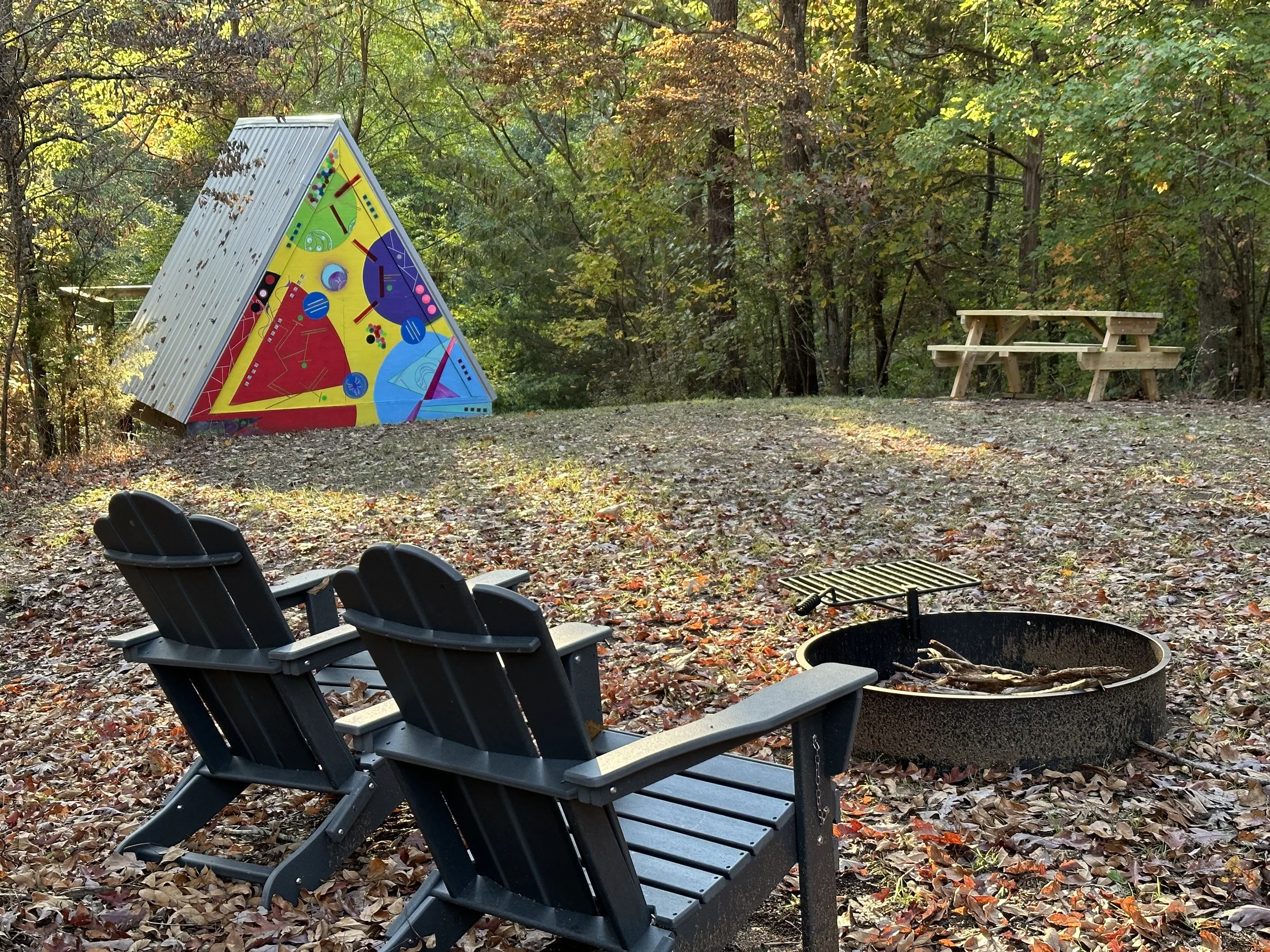 Glamping and campground at Bohamia near Talladega National Forest in Alabama