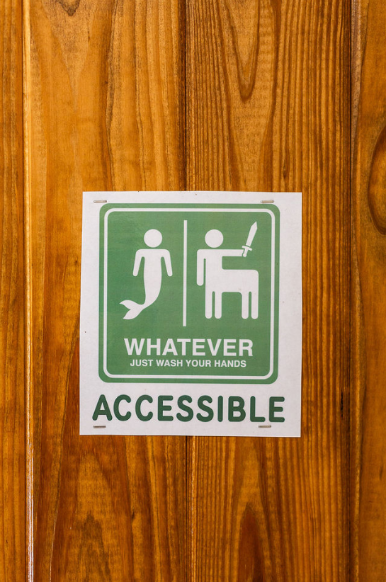 Accessible private restrooms at Bohamia bath house in Alabama