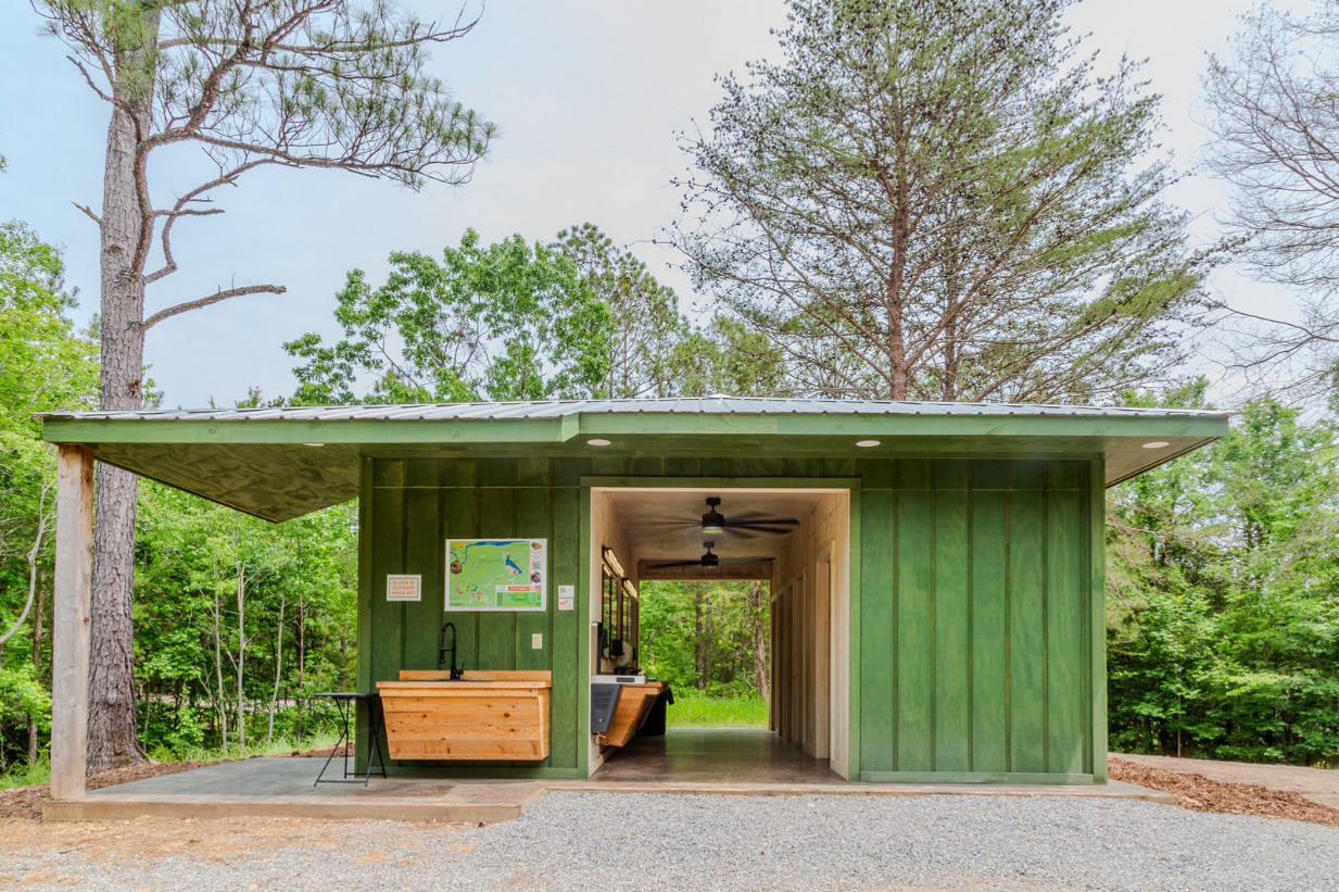 Upscale bath house at Bohamia in Alabama
