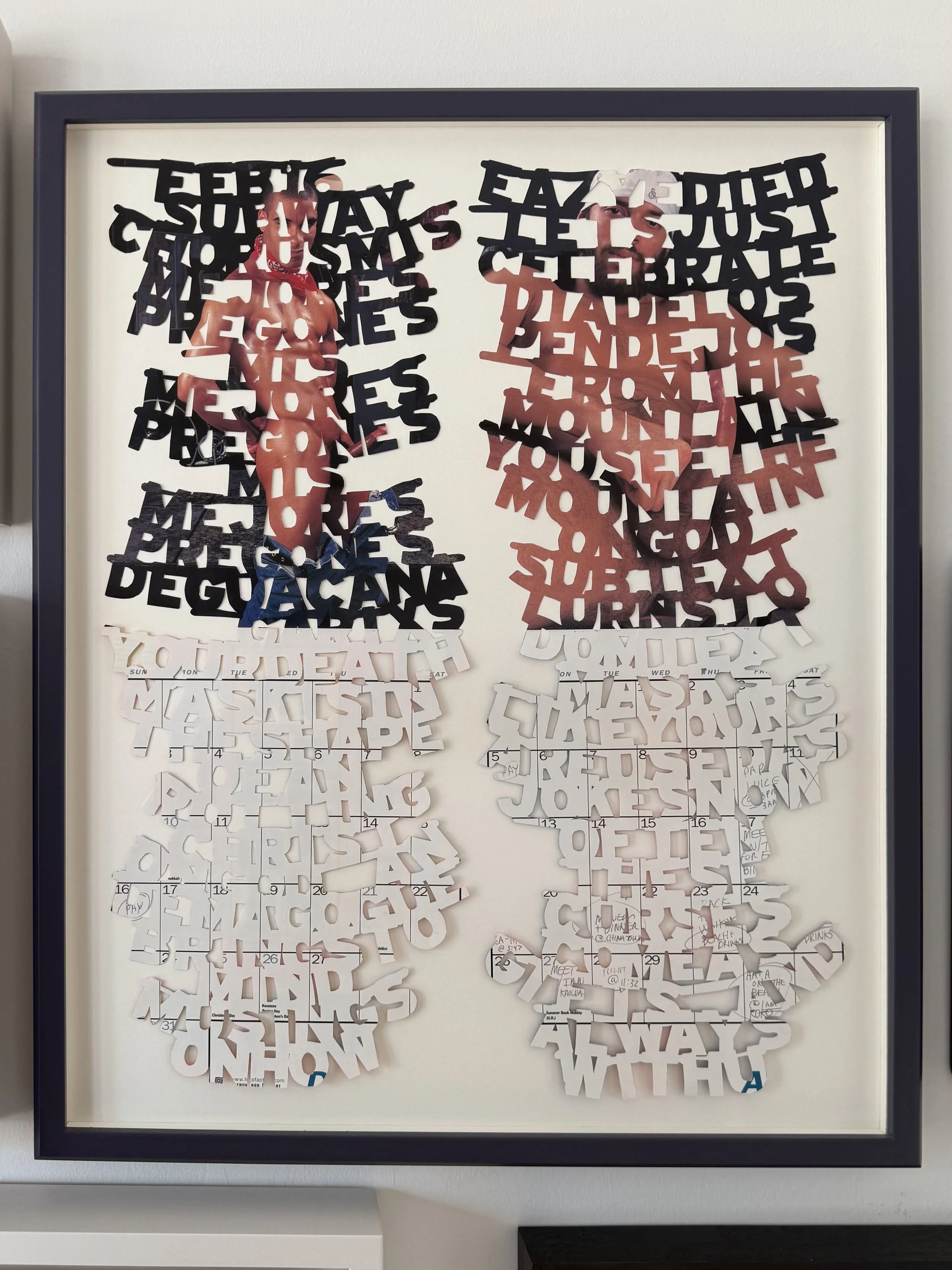 Eric Saudi
FEB 16 (SUBWAY), 2024
Latino Fan Club 2001 Page, Pencil Beveled Frame with Museum Glass
2000.00
