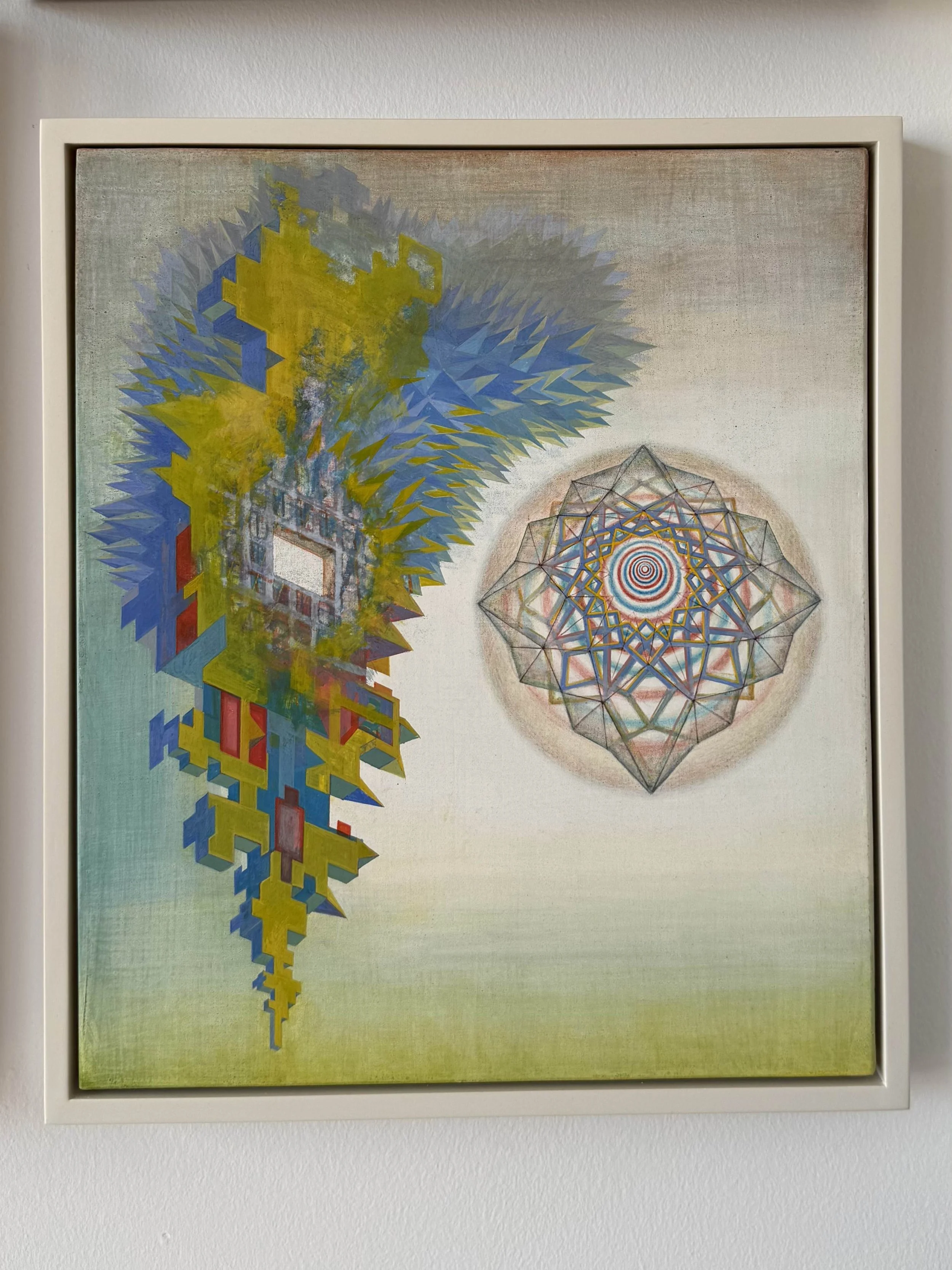 Dan Gamble
Untitled, 2021
Egg Tempera on Panel White Floater Frame Price Upon Request