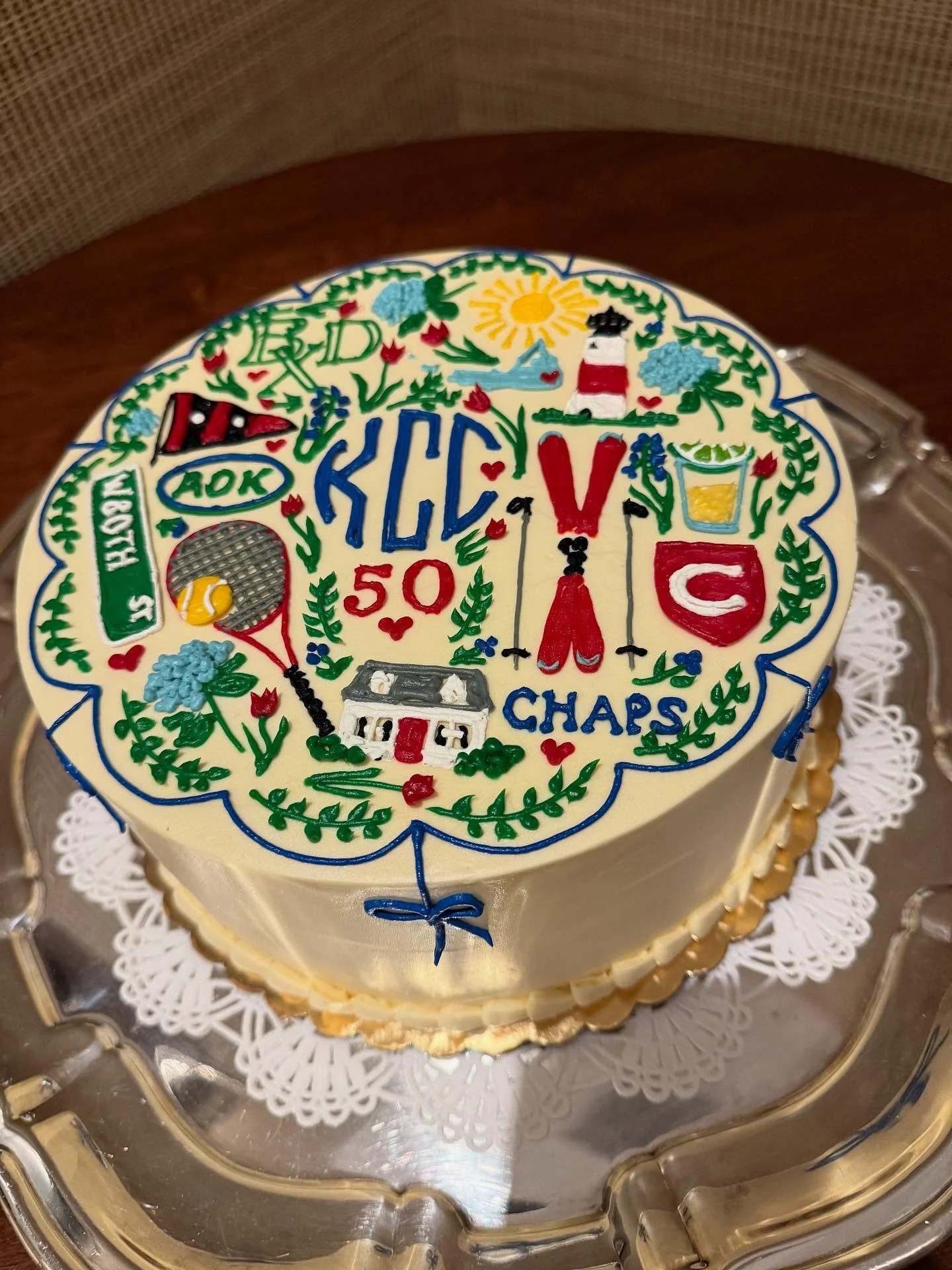 As someone who does not like surprises this was a spectacular one., Thank you to @elizabethmayhew for the most special meaningful charm cake. All the special milestones and elements of my life captured in detail. Thank you to @breeze448 for this epic