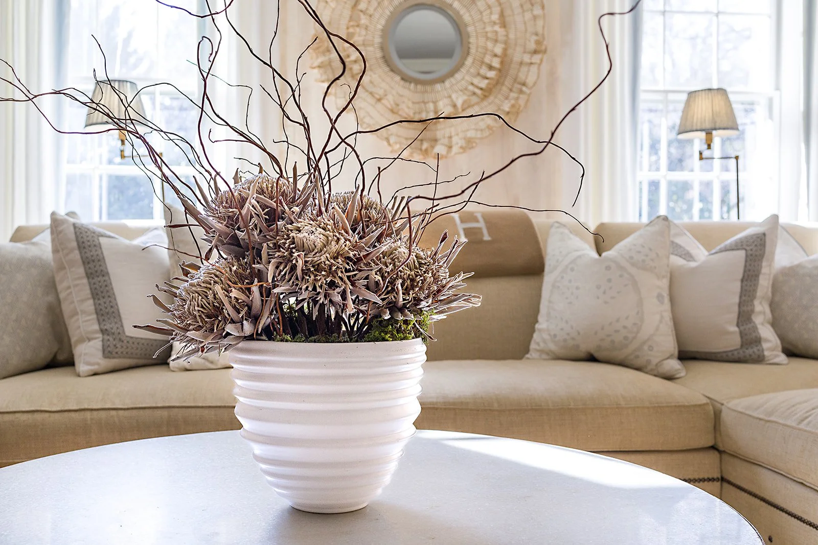 Baxter Design NY | Kate Chapman | Interiors | Lloyd Harbor Historic Home | Living Room