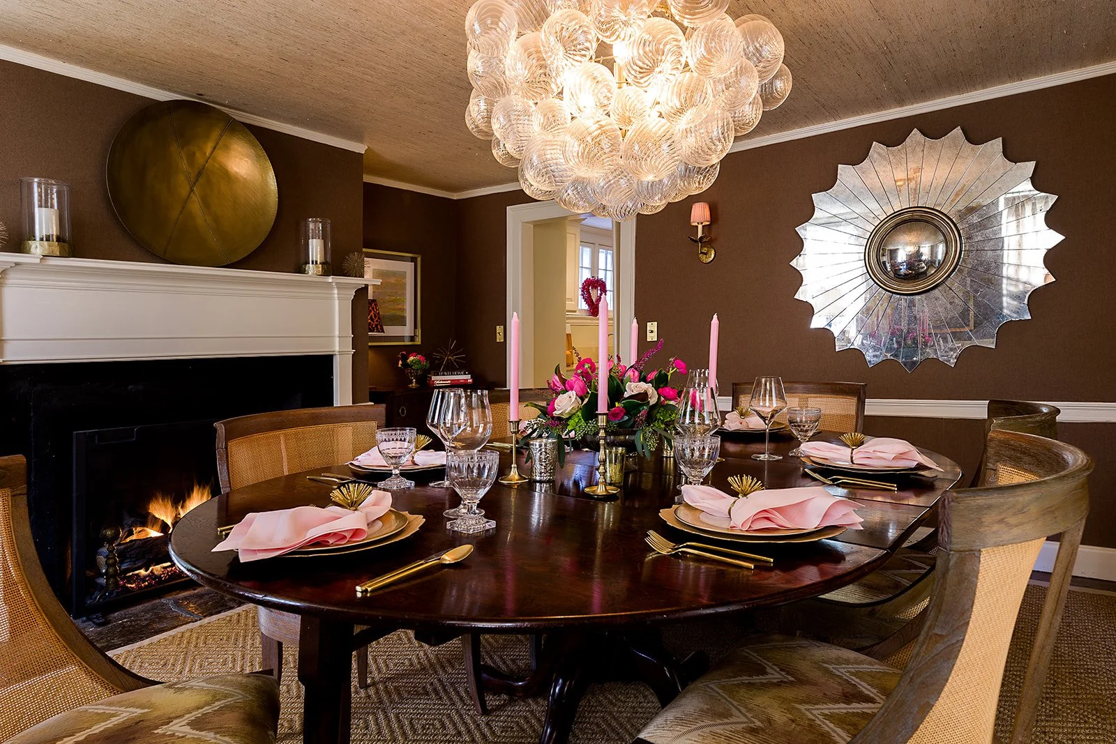 Baxter Design NY | Kate Chapman | Interiors | Lloyd Harbor Historic Home | Dining Room