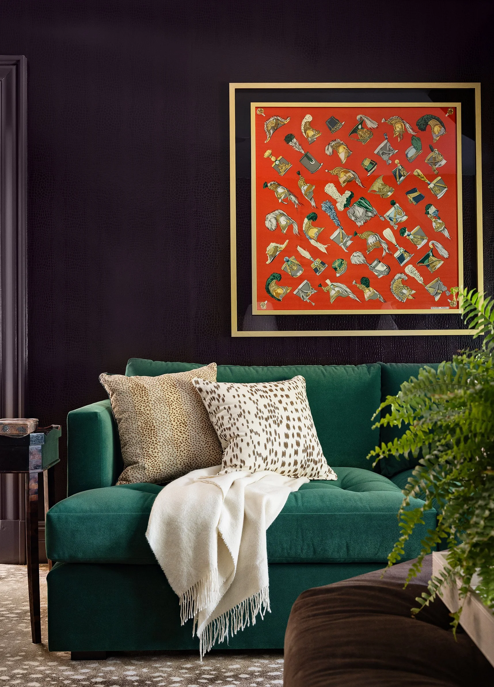 Baxter Design NY | Kate Chapman | Fox Meadow North | Portfolio | Window Seat | Living Room