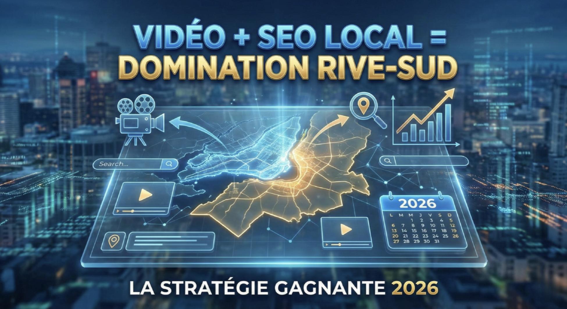 Vidéo et SEO Local : La Stratégie Gagnante pour Dominer la Rive-Sud en 2026